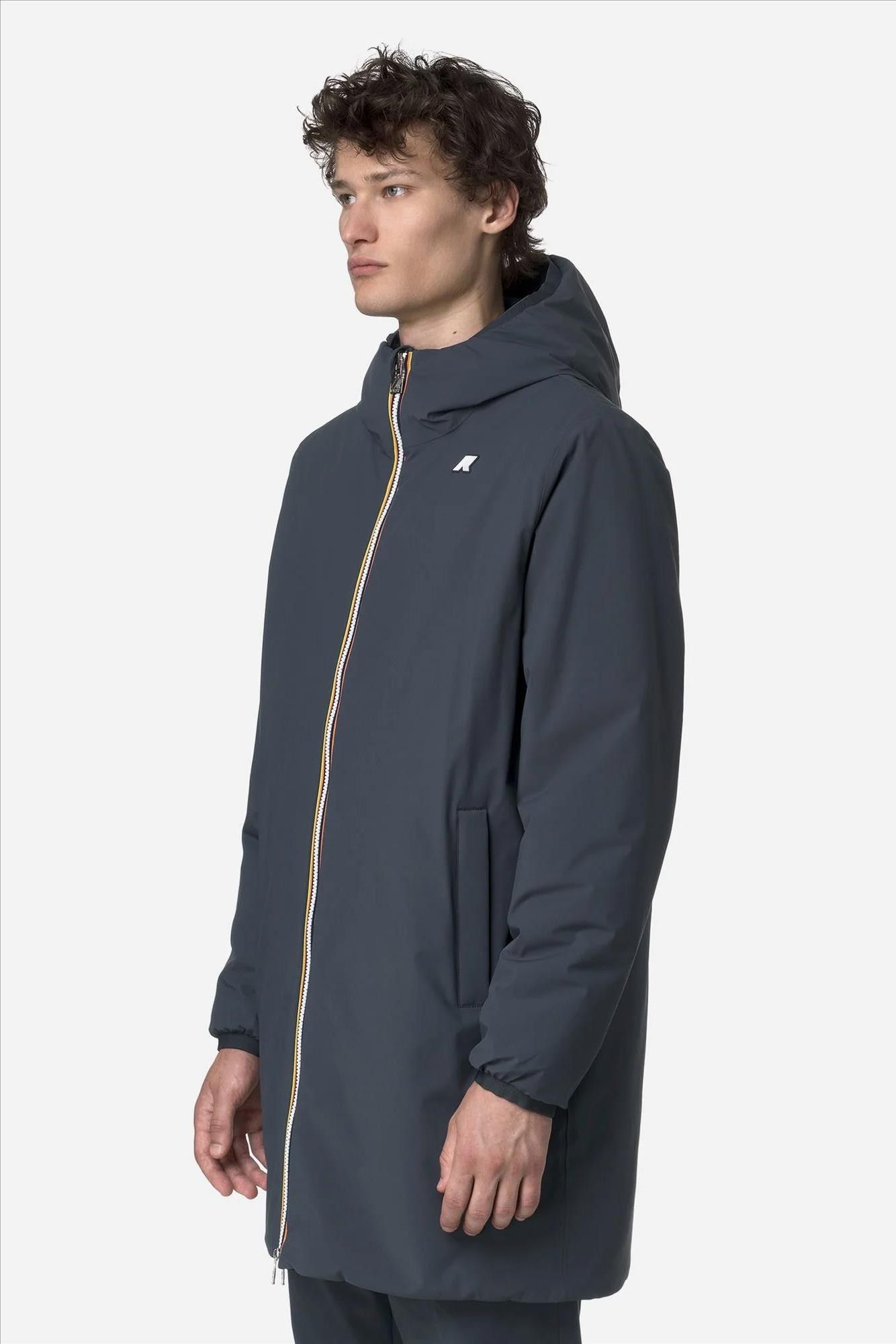 K-Way - Blauwe Jacob St Warm Double jas