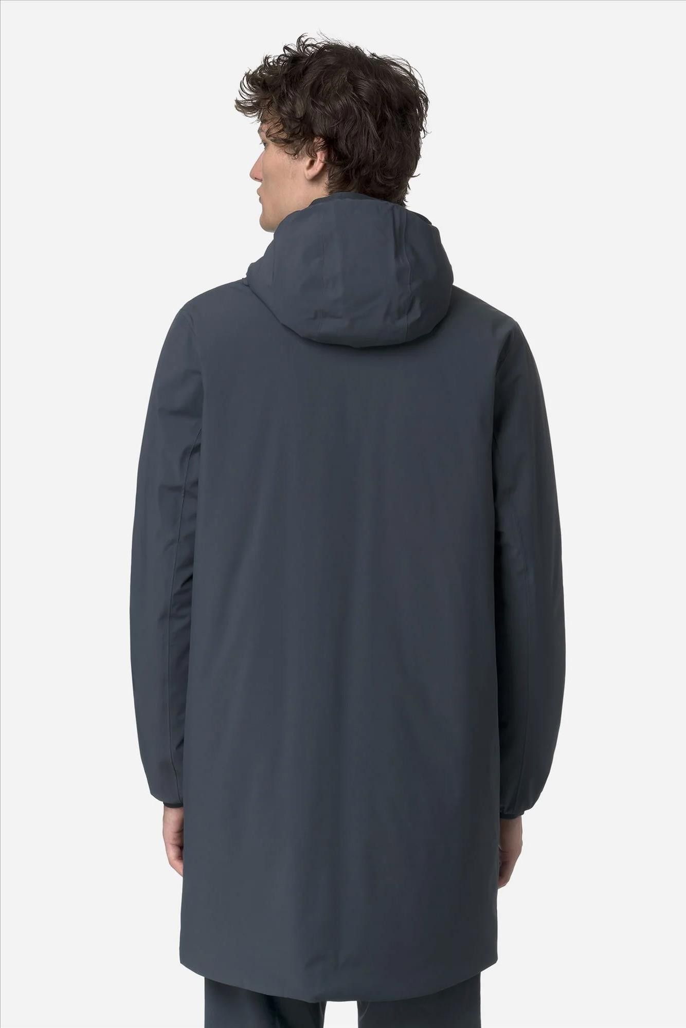 K-Way - Blauwe Jacob St Warm Double jas