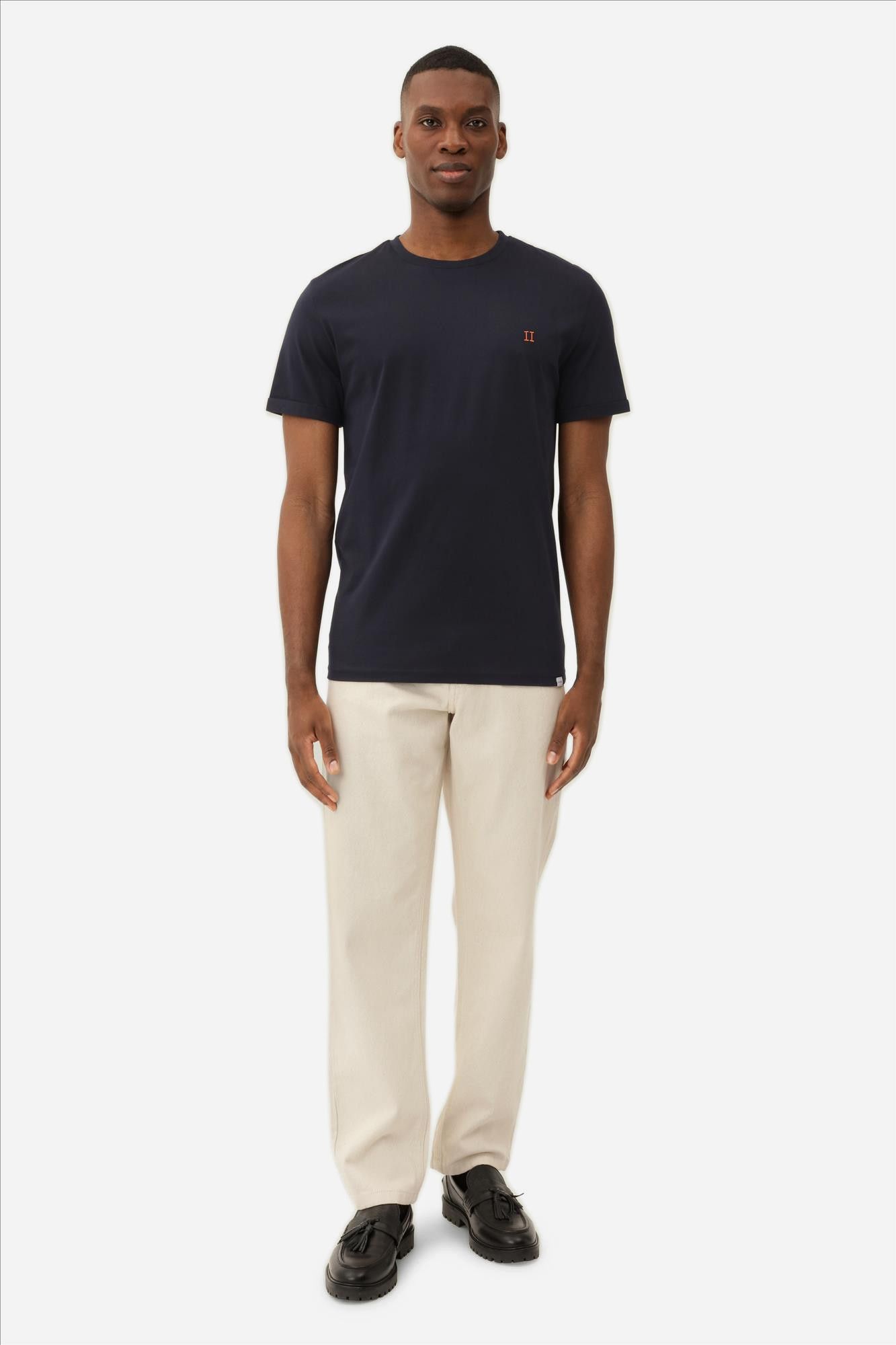 LES DEUX  - Donkerblauwe Nørregaard T-shirt