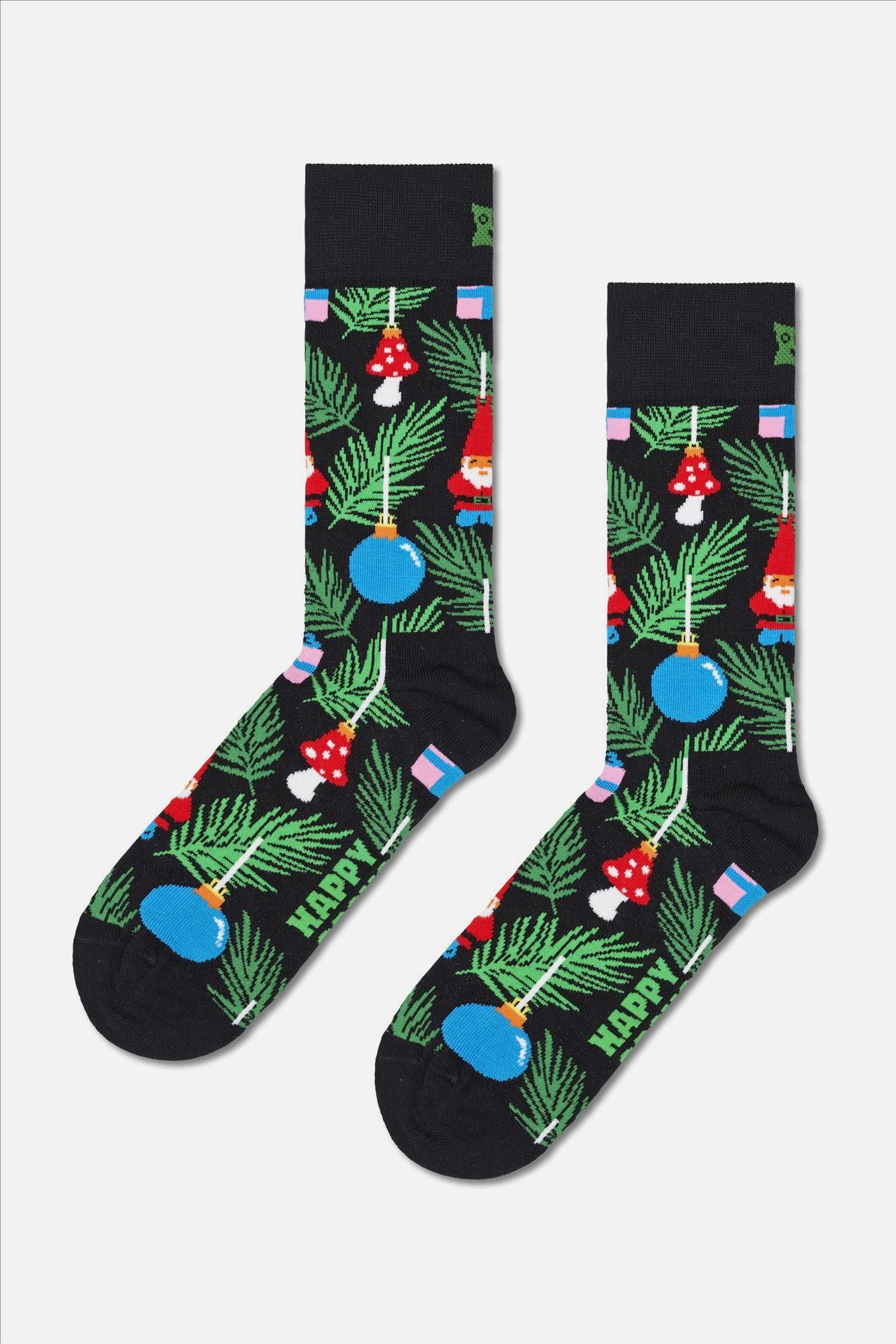 Happy Socks - Zwarte Holiday Tree 2-pck gift set sokken, maat: 36-40