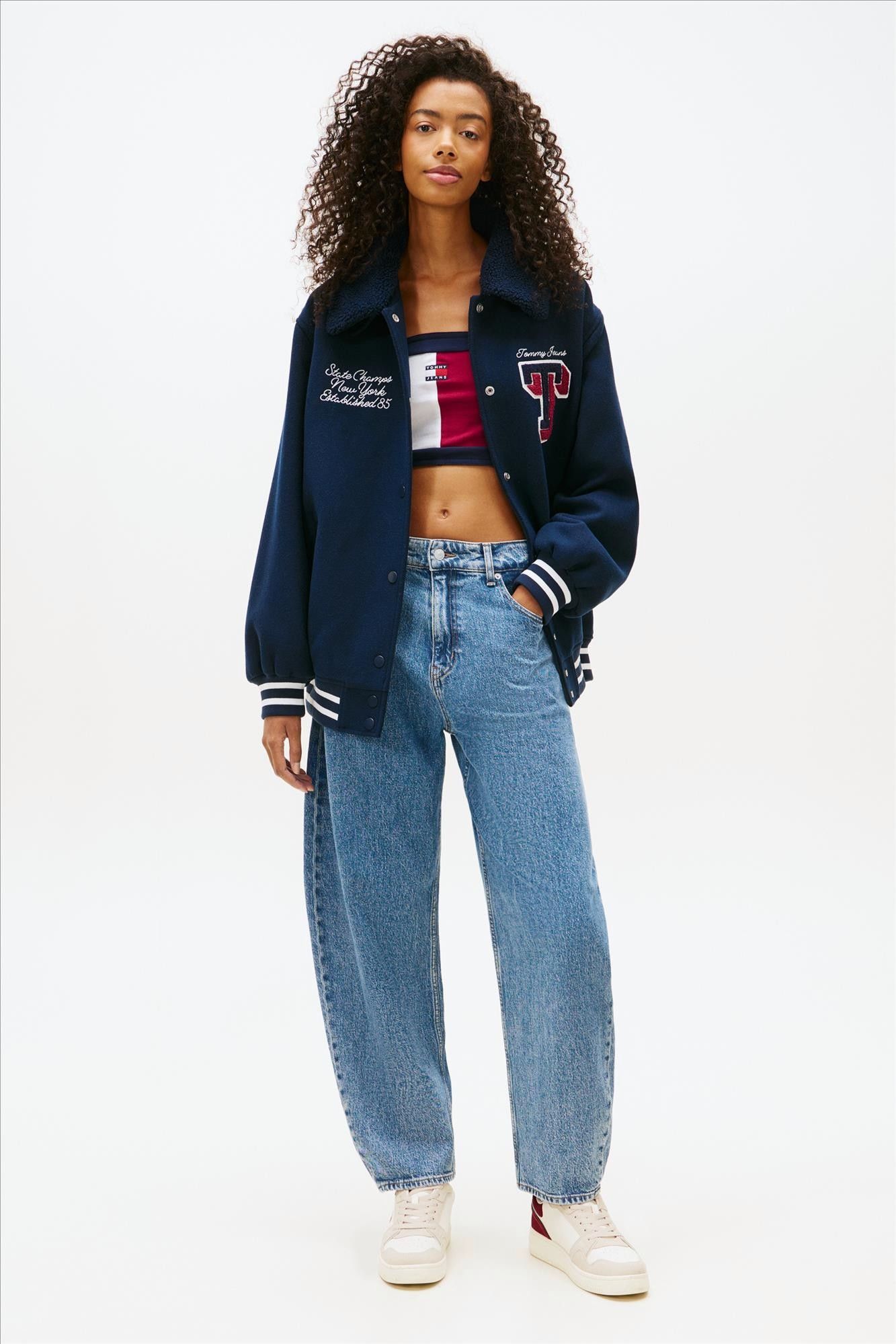 Tommy Jeans - Blauwe Jeanie balloon jeans