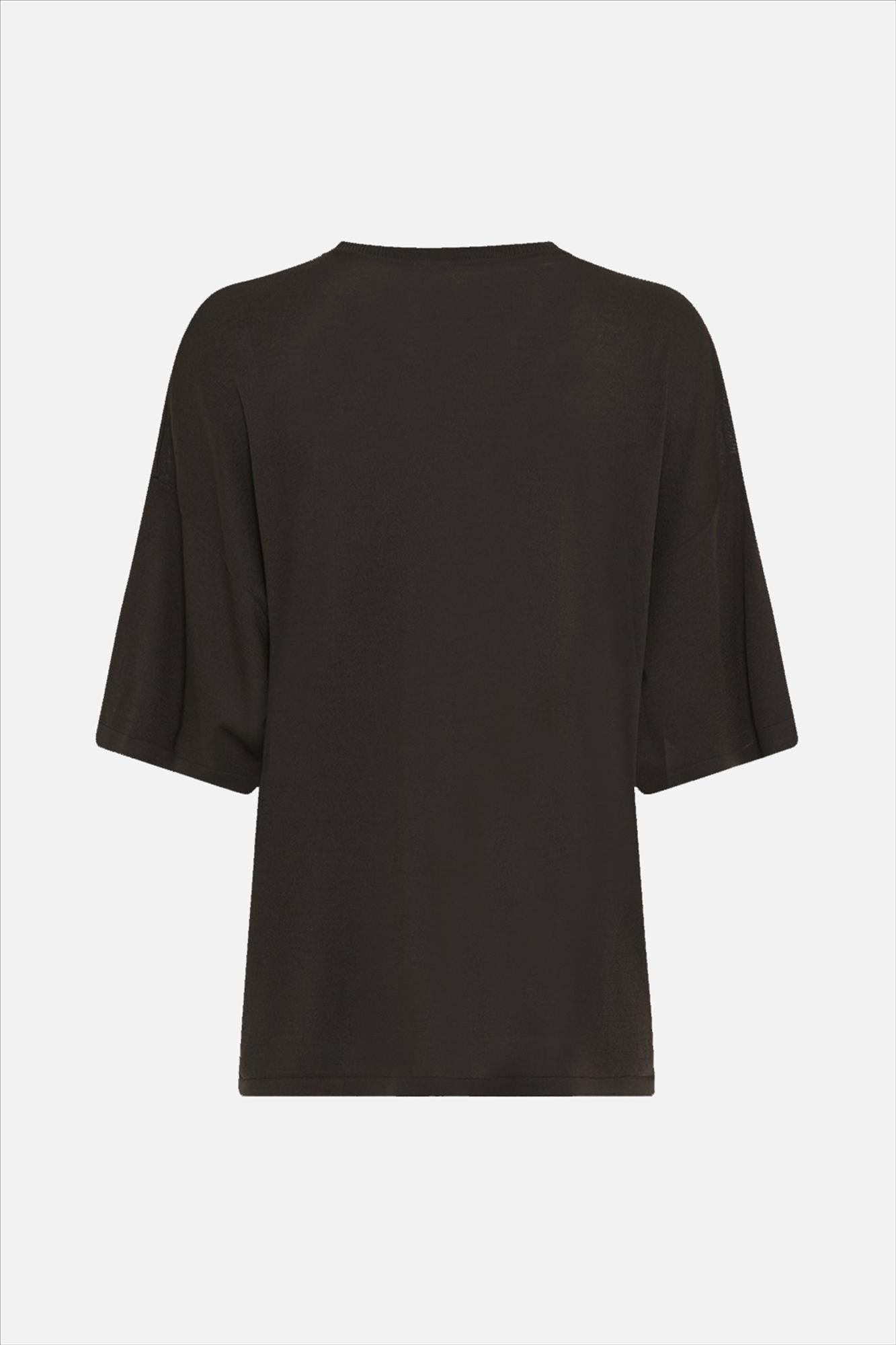 MSCH COPENHAGEN - Donkerbruine Terine T-shirt