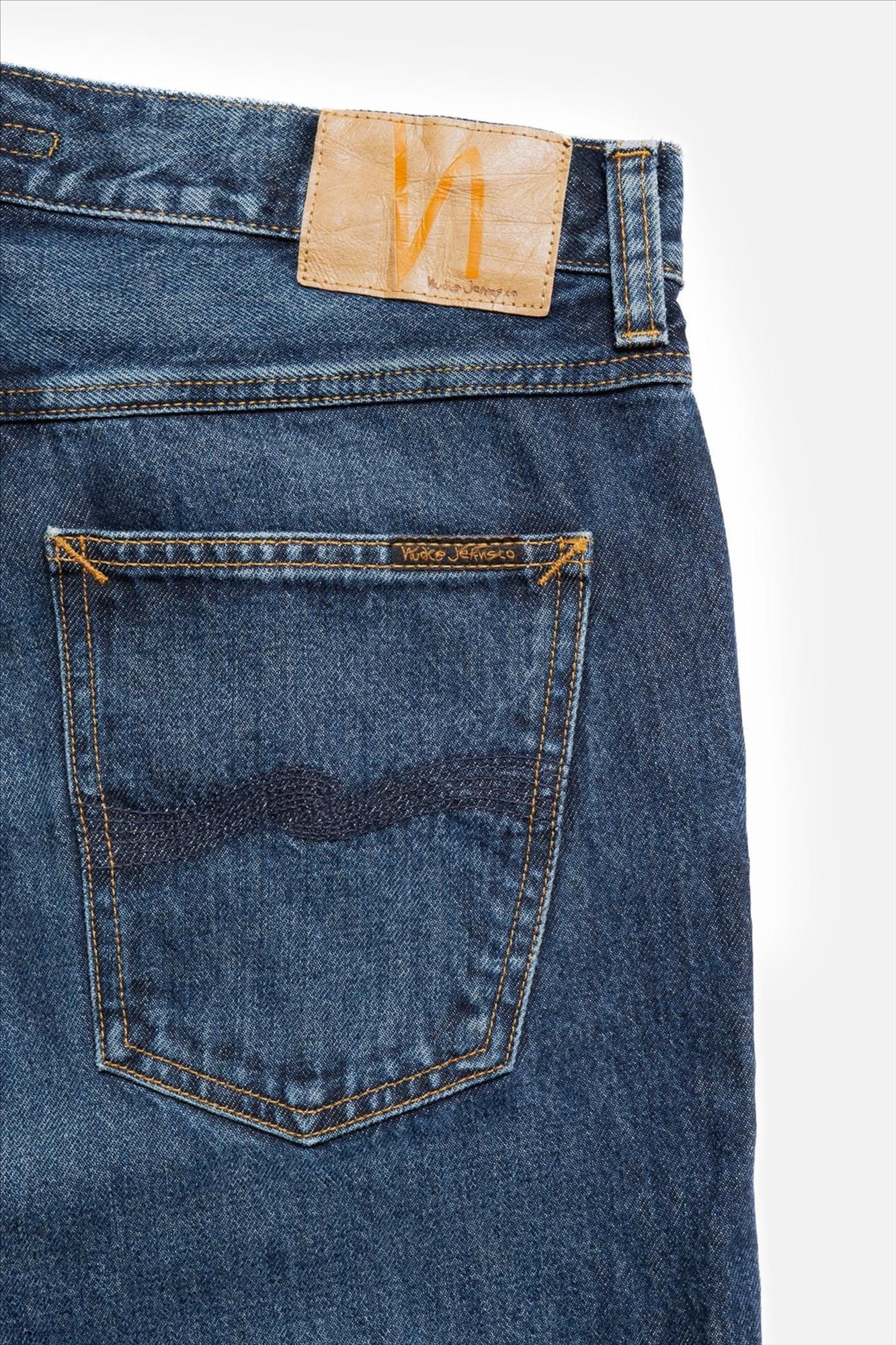Nudie Jeans Co. - Donkerblauwe Gritty Jackson jeans