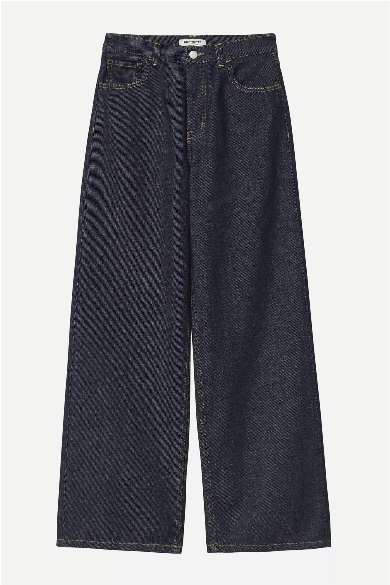 Carhartt WIP - Donkerblauwe Jane loose jeans