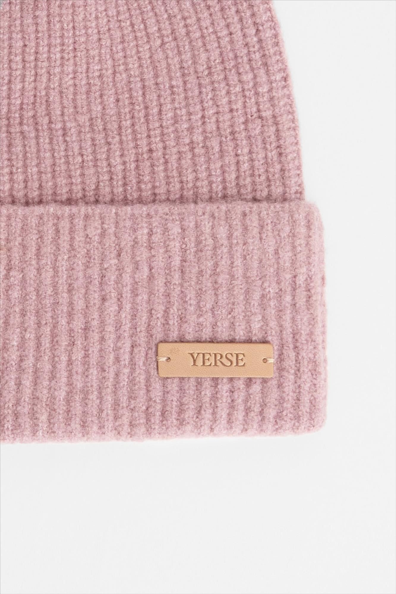 YERSE - Koraal Tricot muts