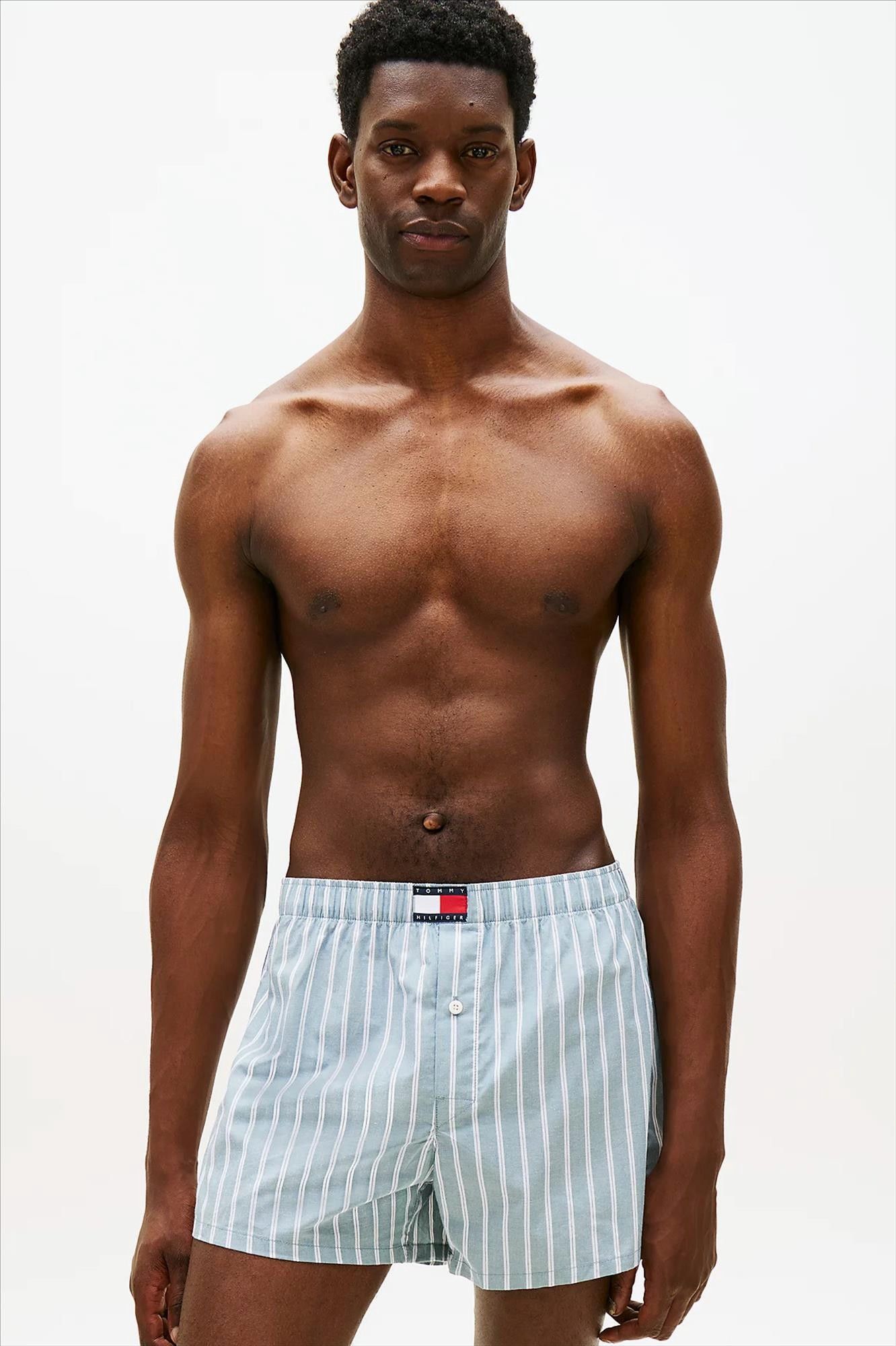 Tommy Hilfiger Underwear - Blauwe Heritage 3-pack boxershorts