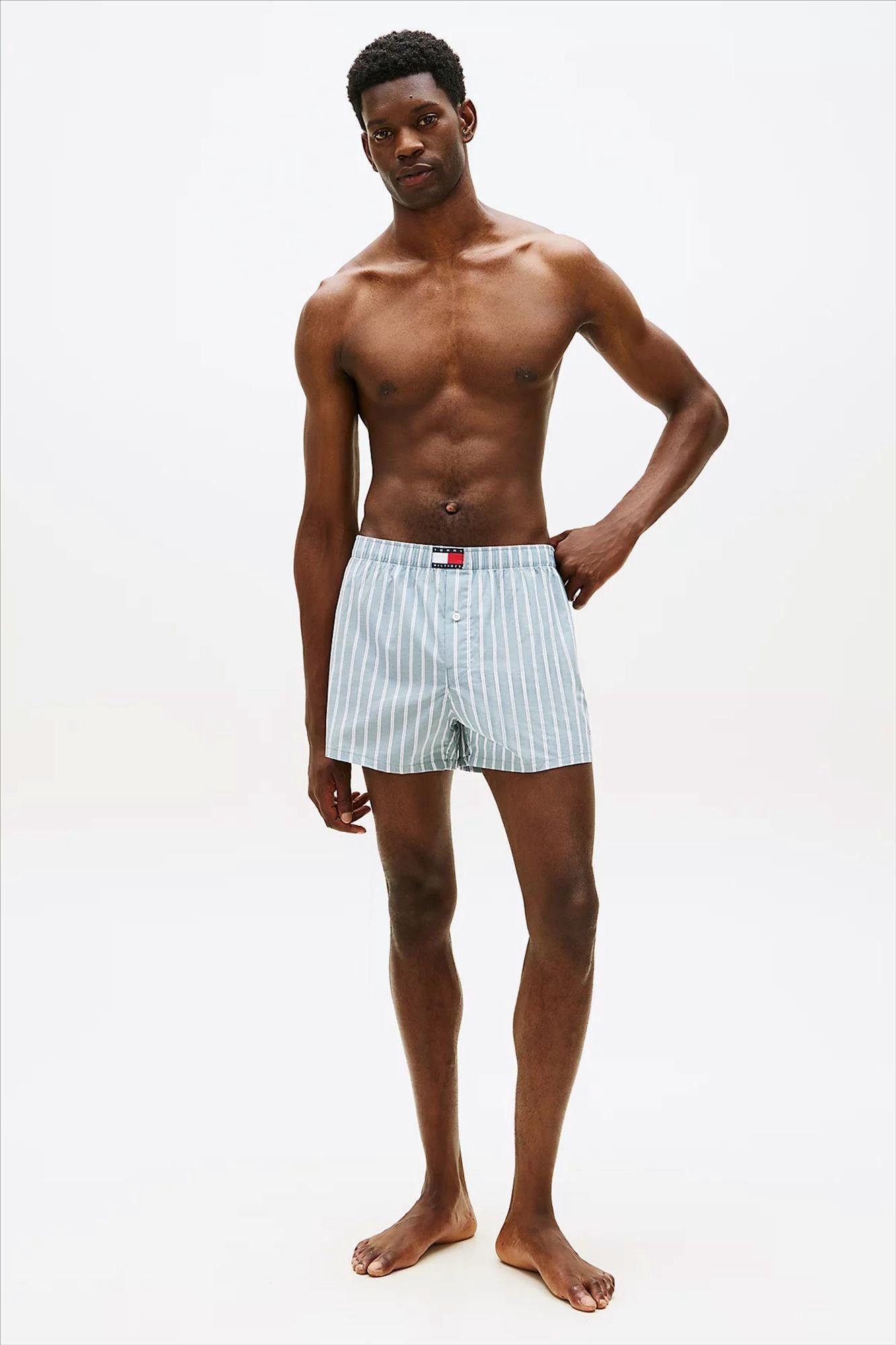 Tommy Hilfiger Underwear - Blauwe Heritage 3-pack boxershorts