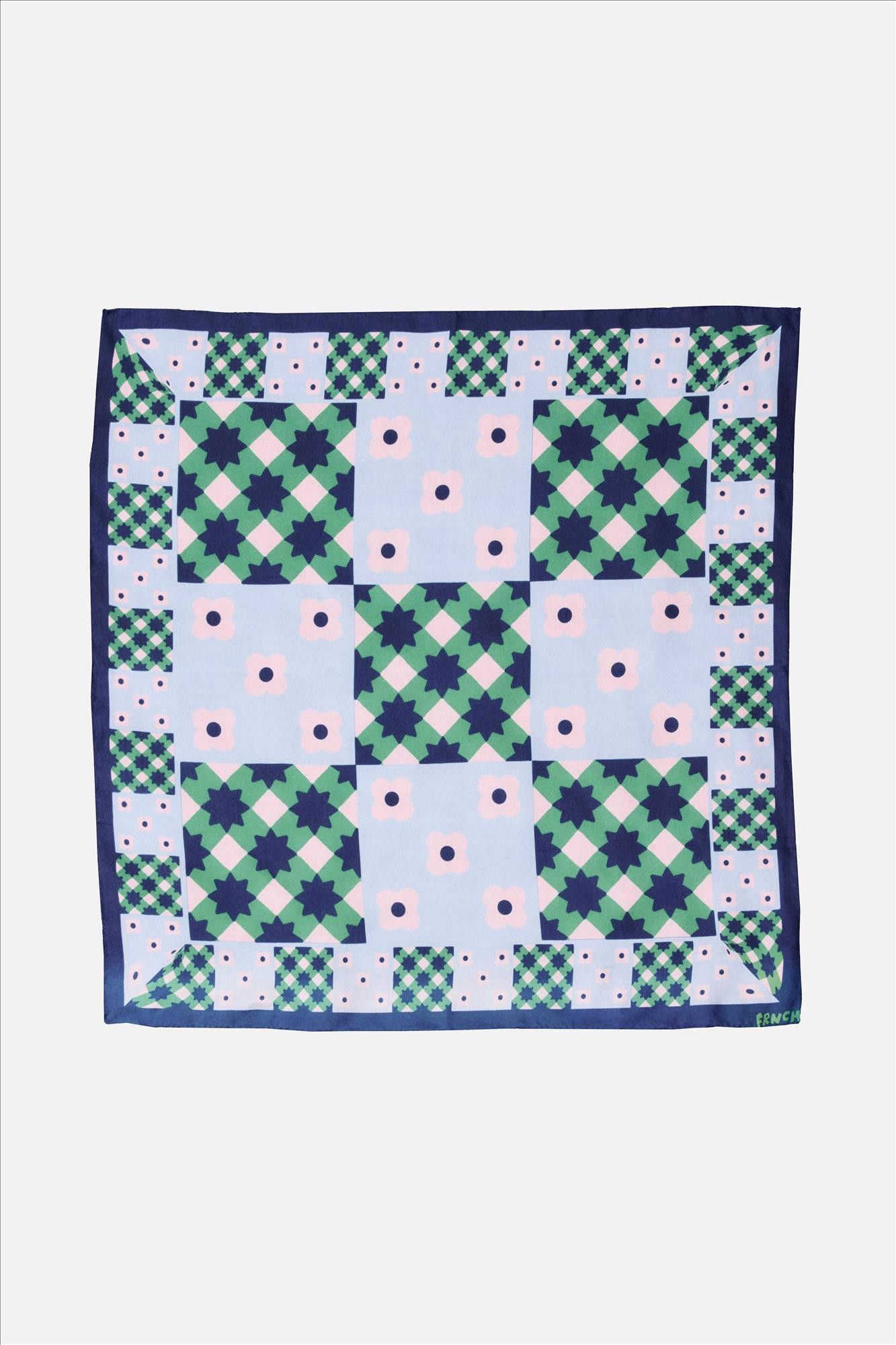FRNCH - Blauw-Groene Juanillo sjaal