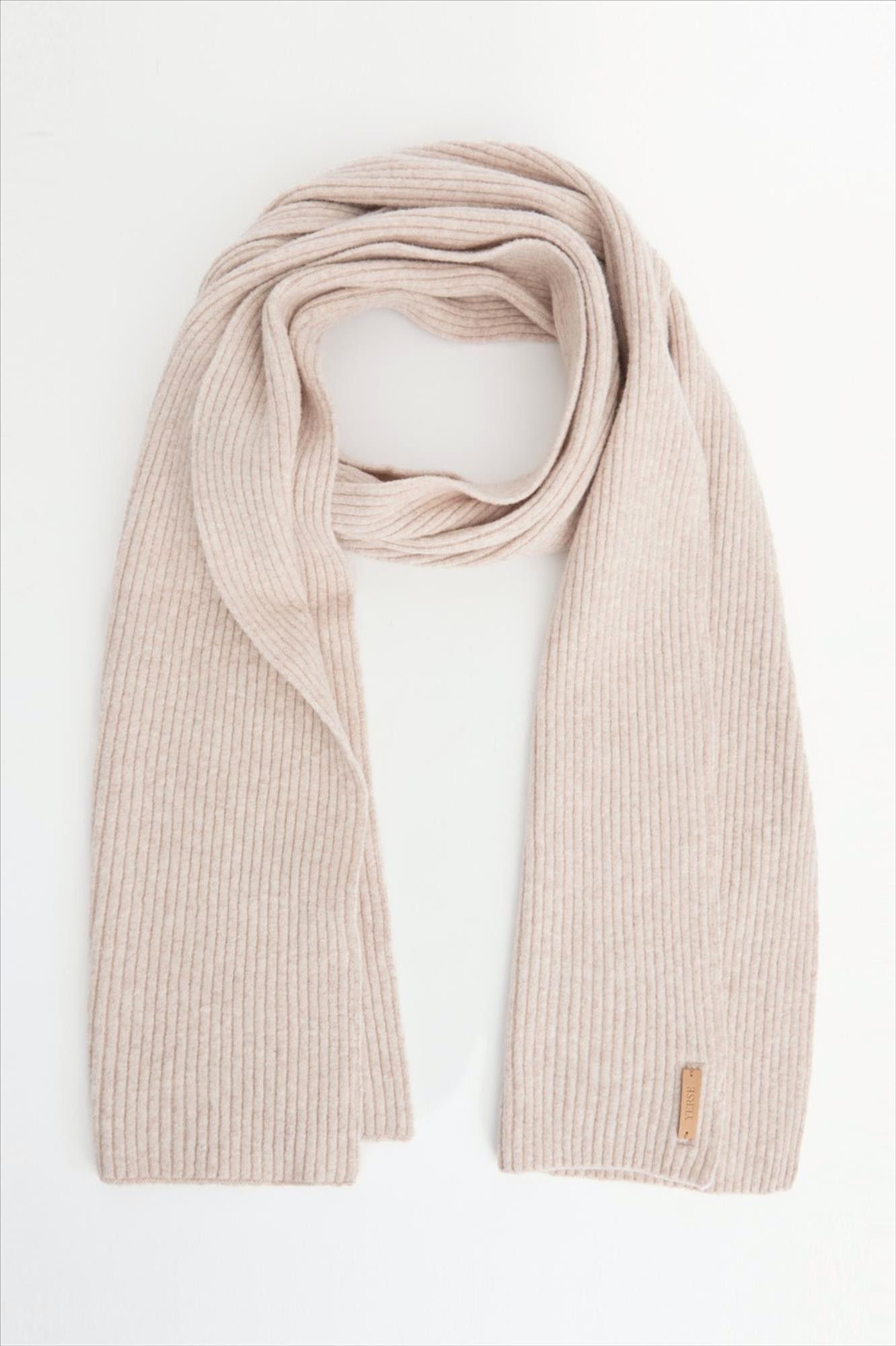 YERSE - Beige Tricot sjaal