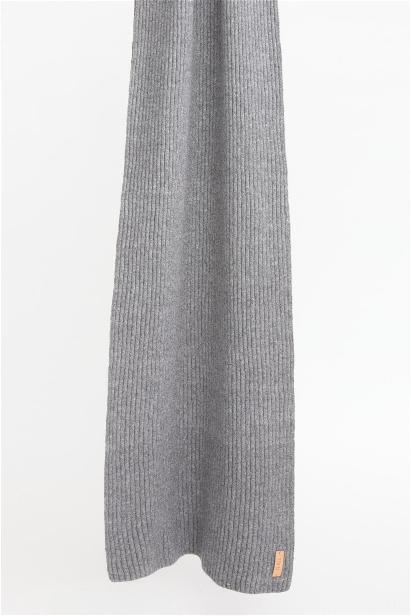 YERSE - Grijze Tricot sjaal