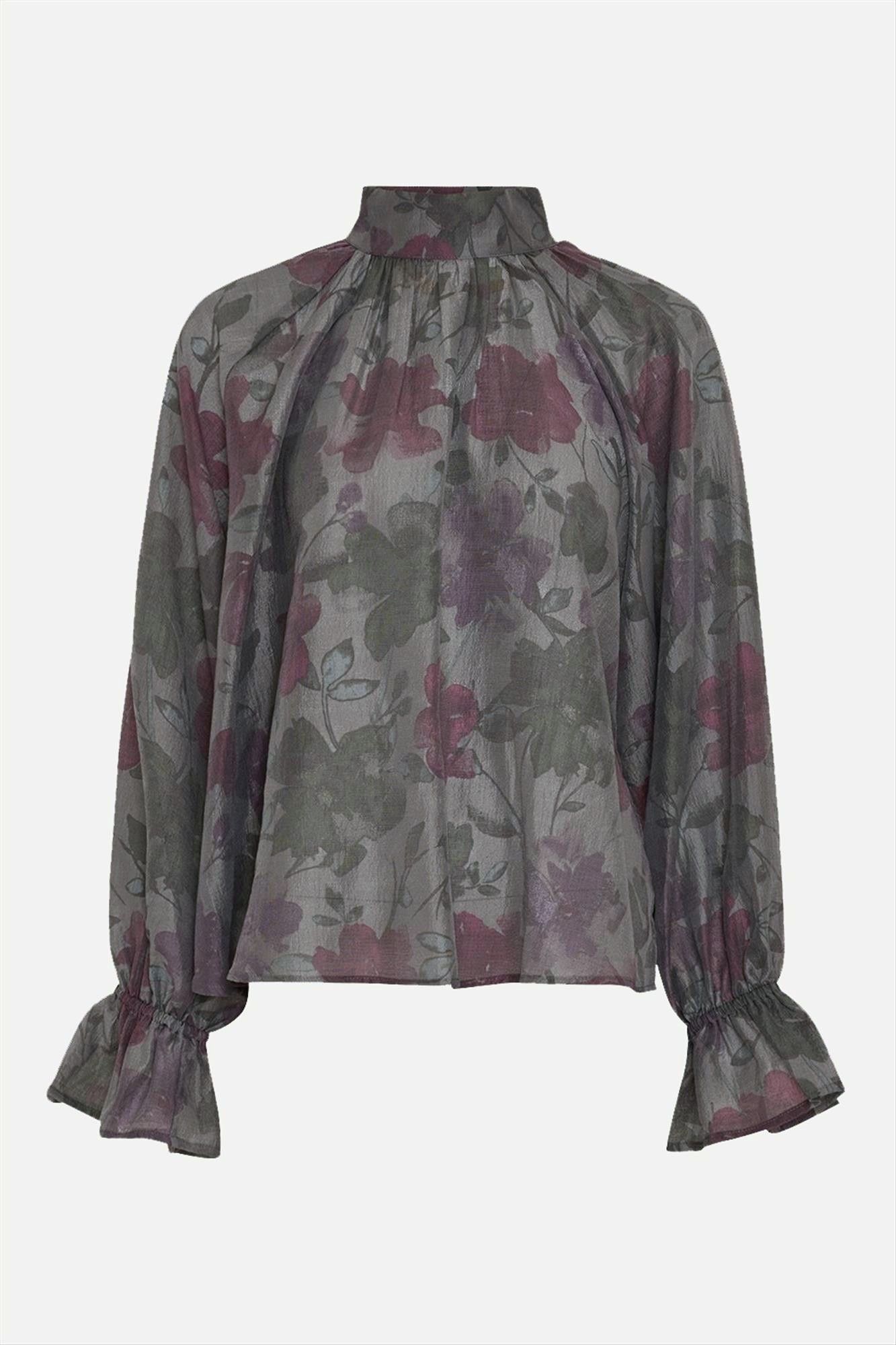MSCH COPENHAGEN - Donkergroene Jaquelina blouse