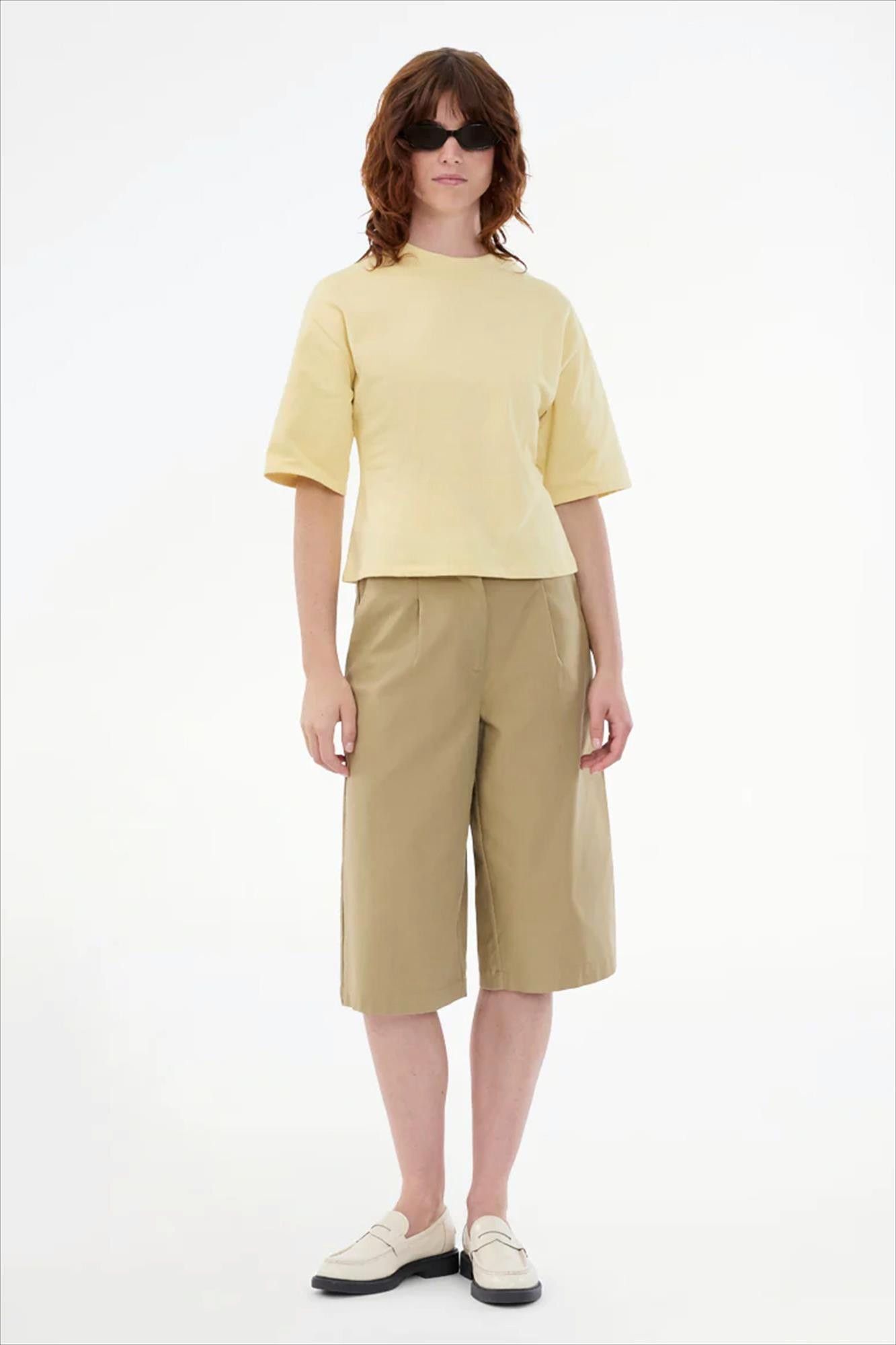Modström - Groenbeige Tore Long short