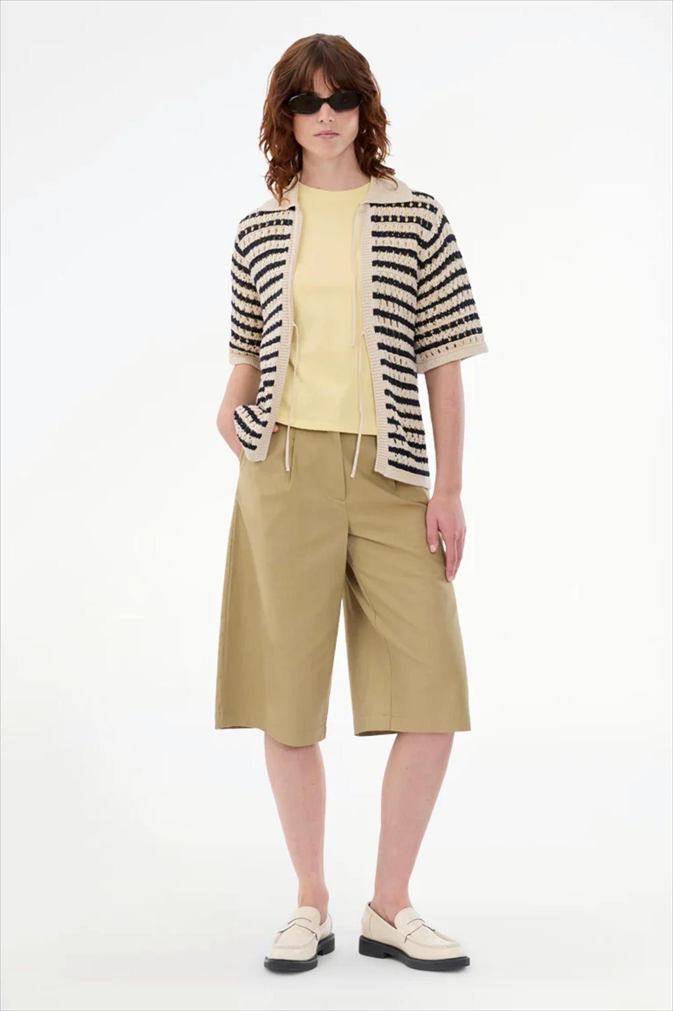 Modström - Groenbeige Tore Long short