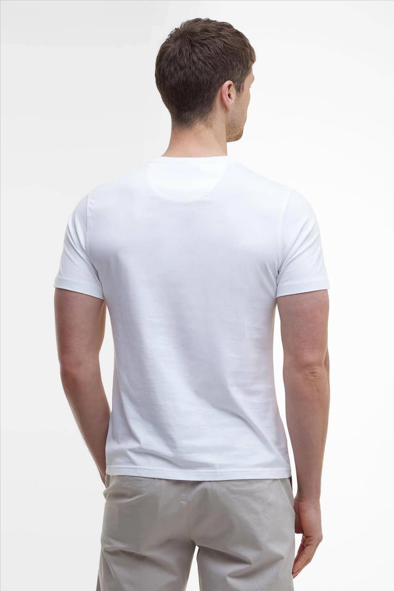 Barbour - Witte Essential Sports T-shirt
