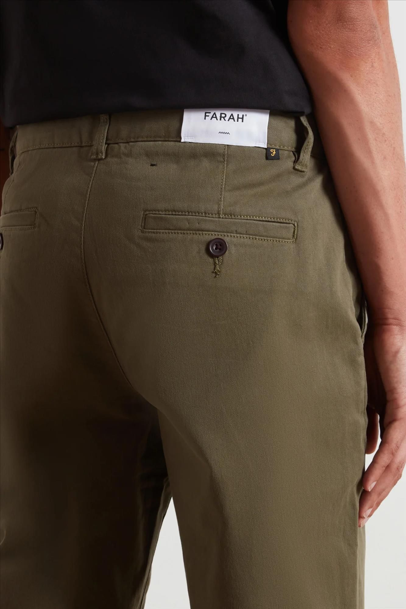 FARAH - Kaki Norwood chino