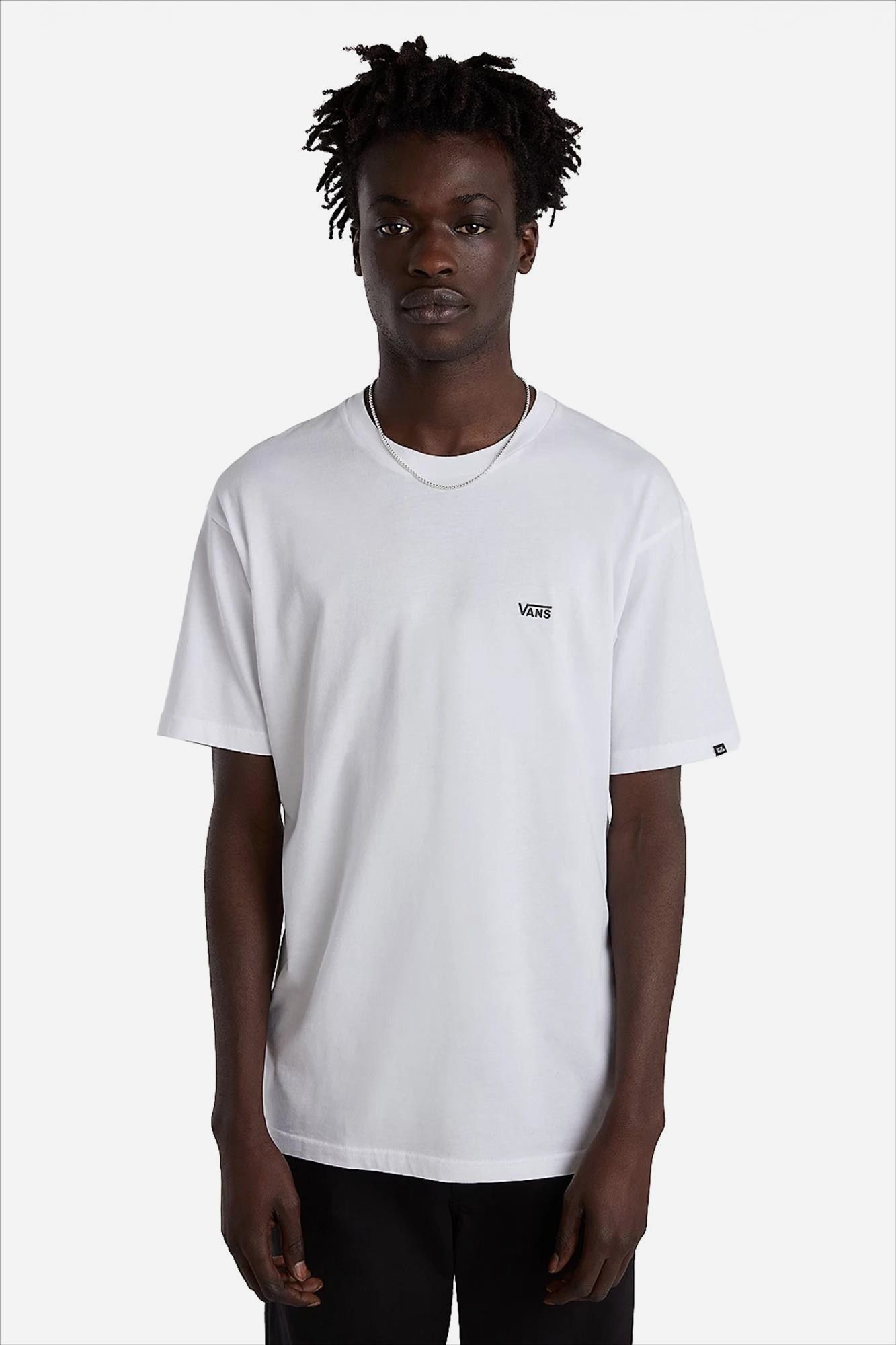 Vans  - Witte Left Chest Logo T-shirt