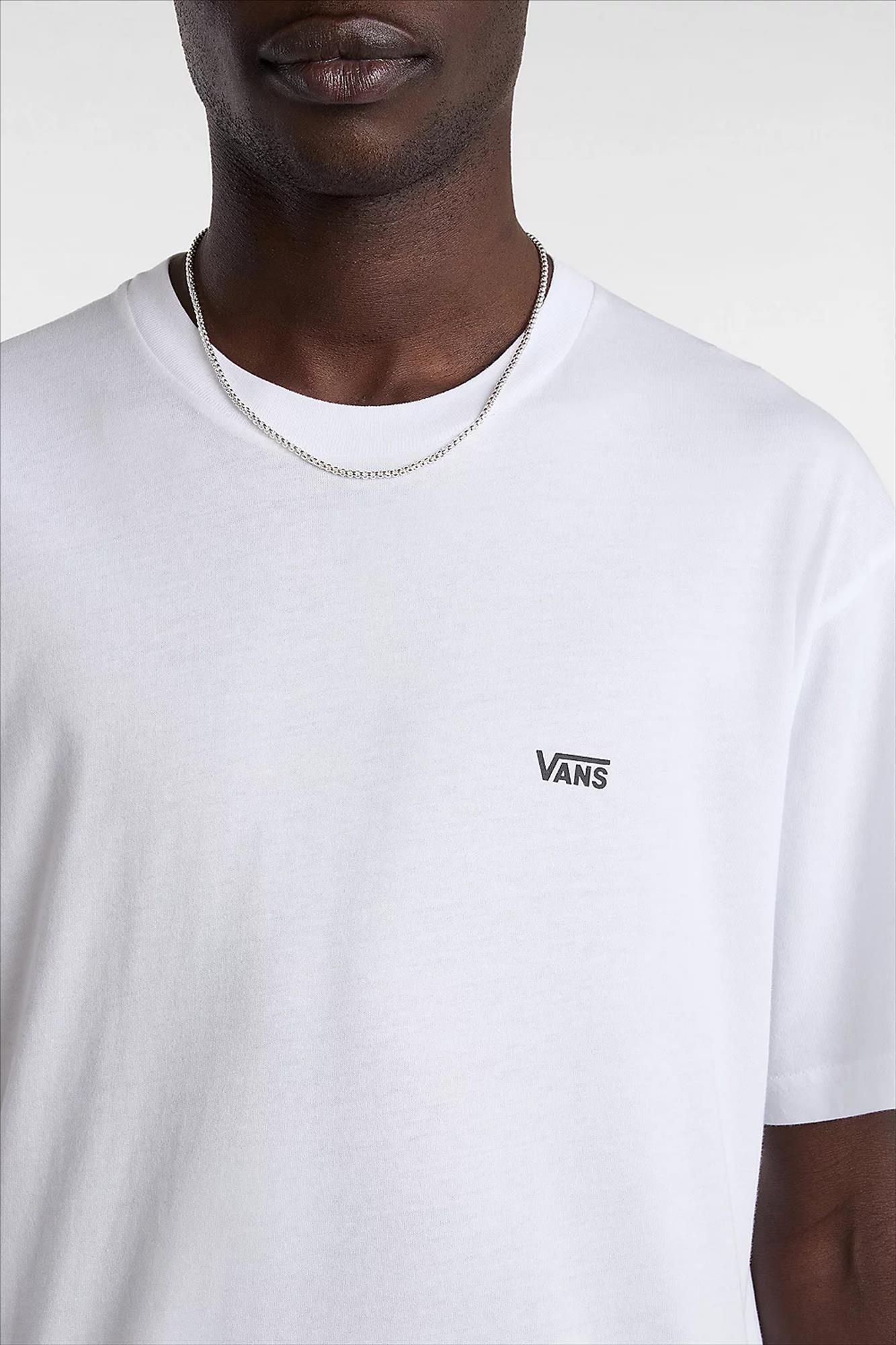 Vans  - Witte Left Chest Logo T-shirt