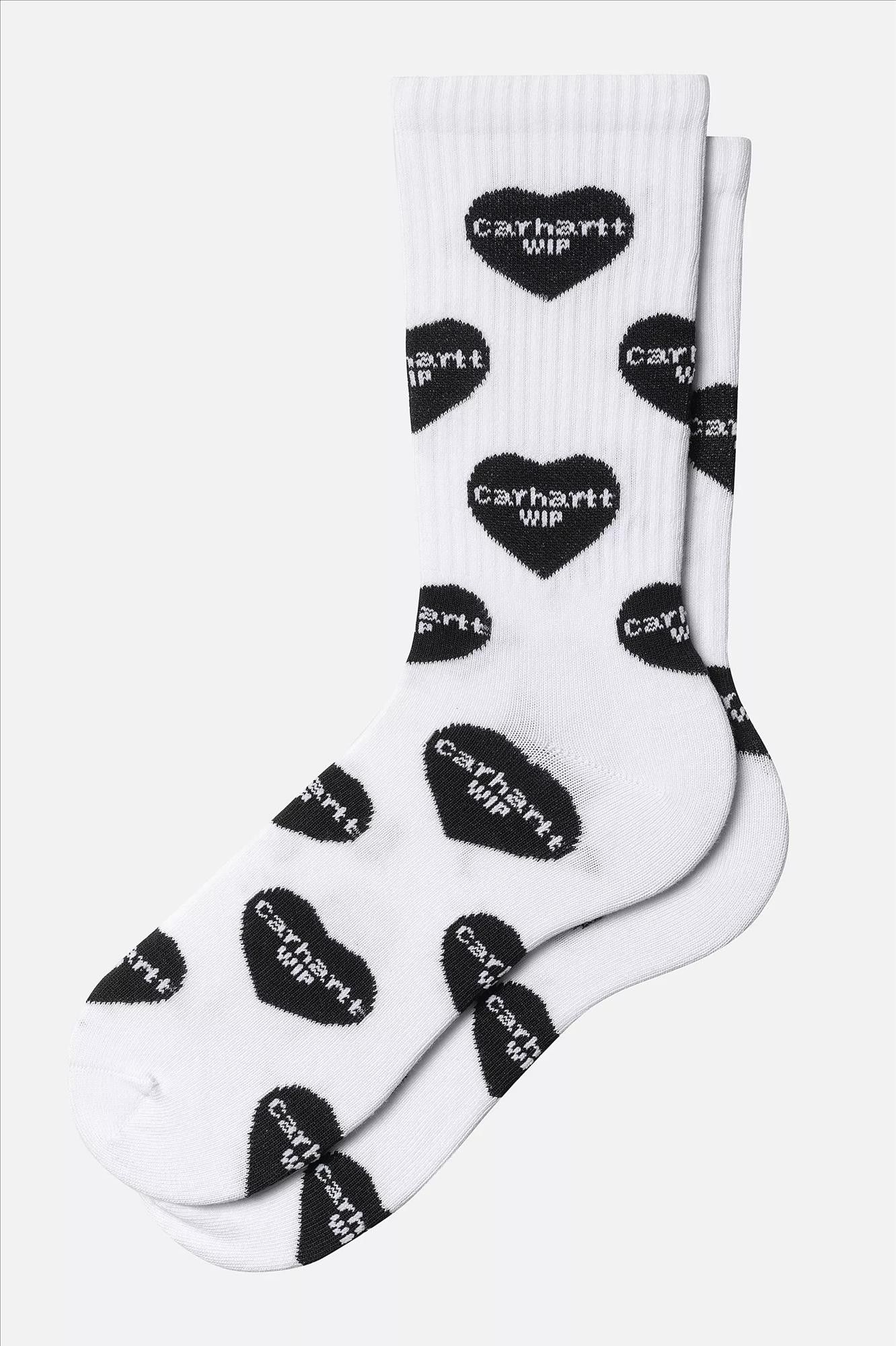 Carhartt WIP - Witte Heart Logo sokken
