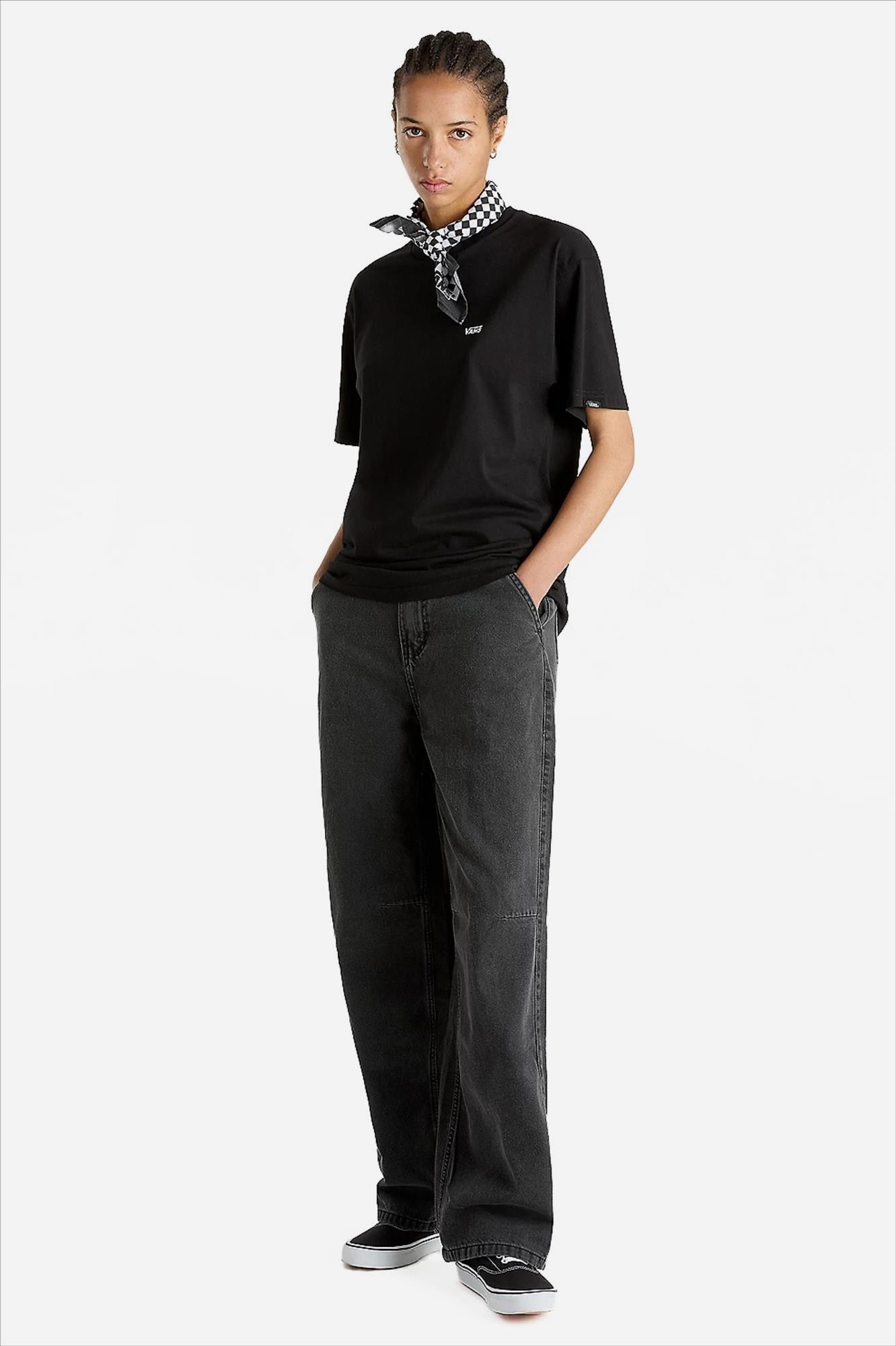 Vans  - Zwarte Left Chest Logo T-shirt