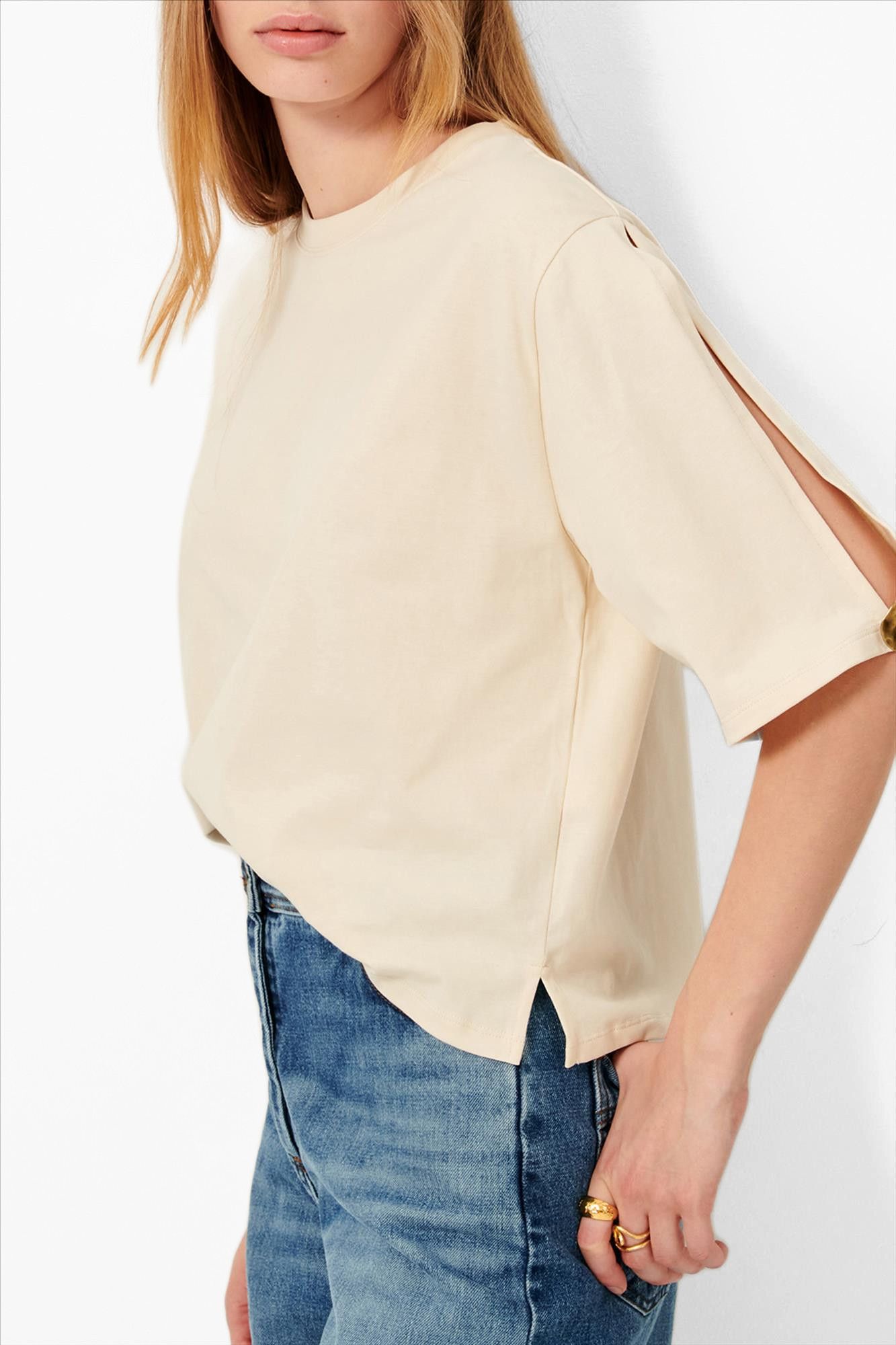 Sessùn - Ecru Angeleyes T-shirt