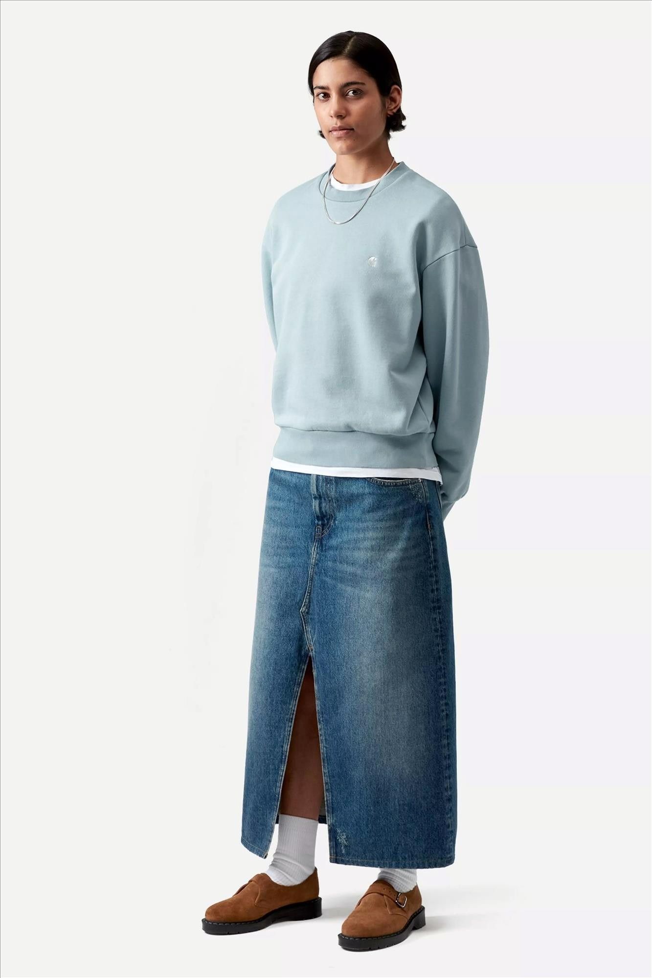 Carhartt WIP - Lichtblauwe Casey sweater