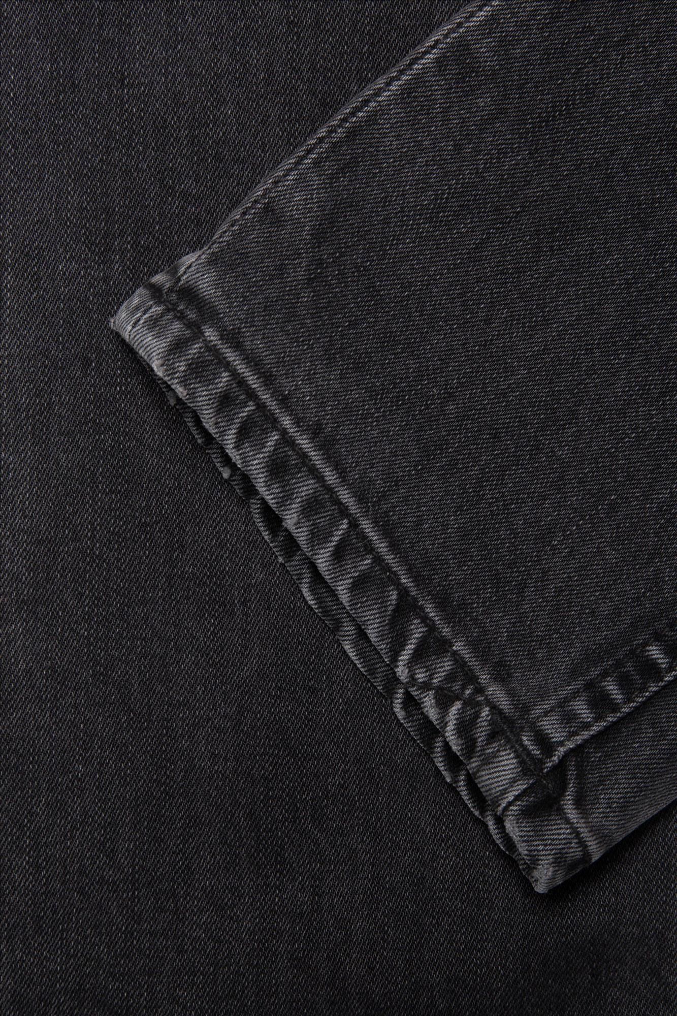 Nudie Jeans Co. - Donkergrijze Lean Dean slim tapered jeans