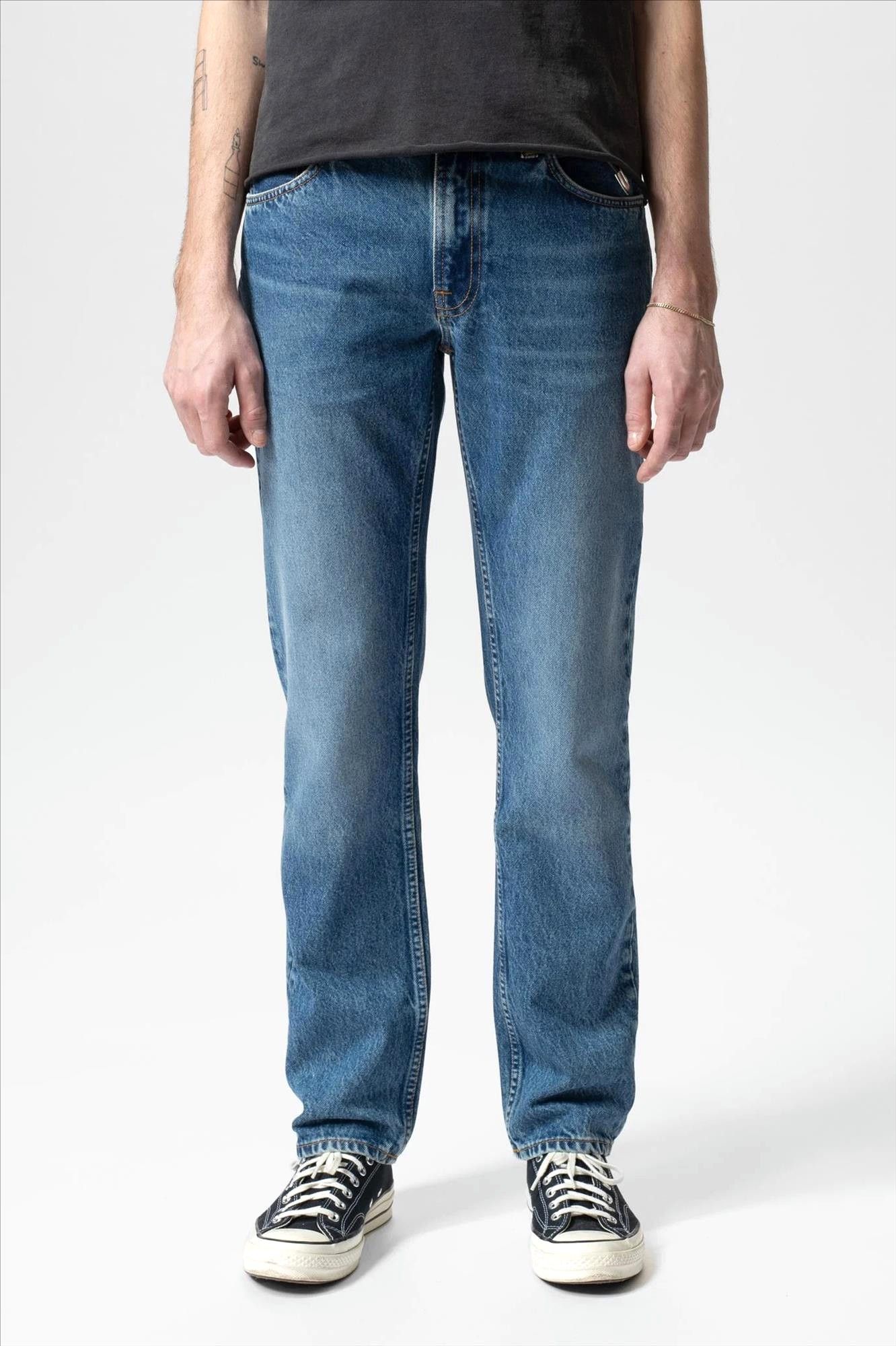 Nudie Jeans Co. - Daydream-blauwe Gritty Jackson jeans