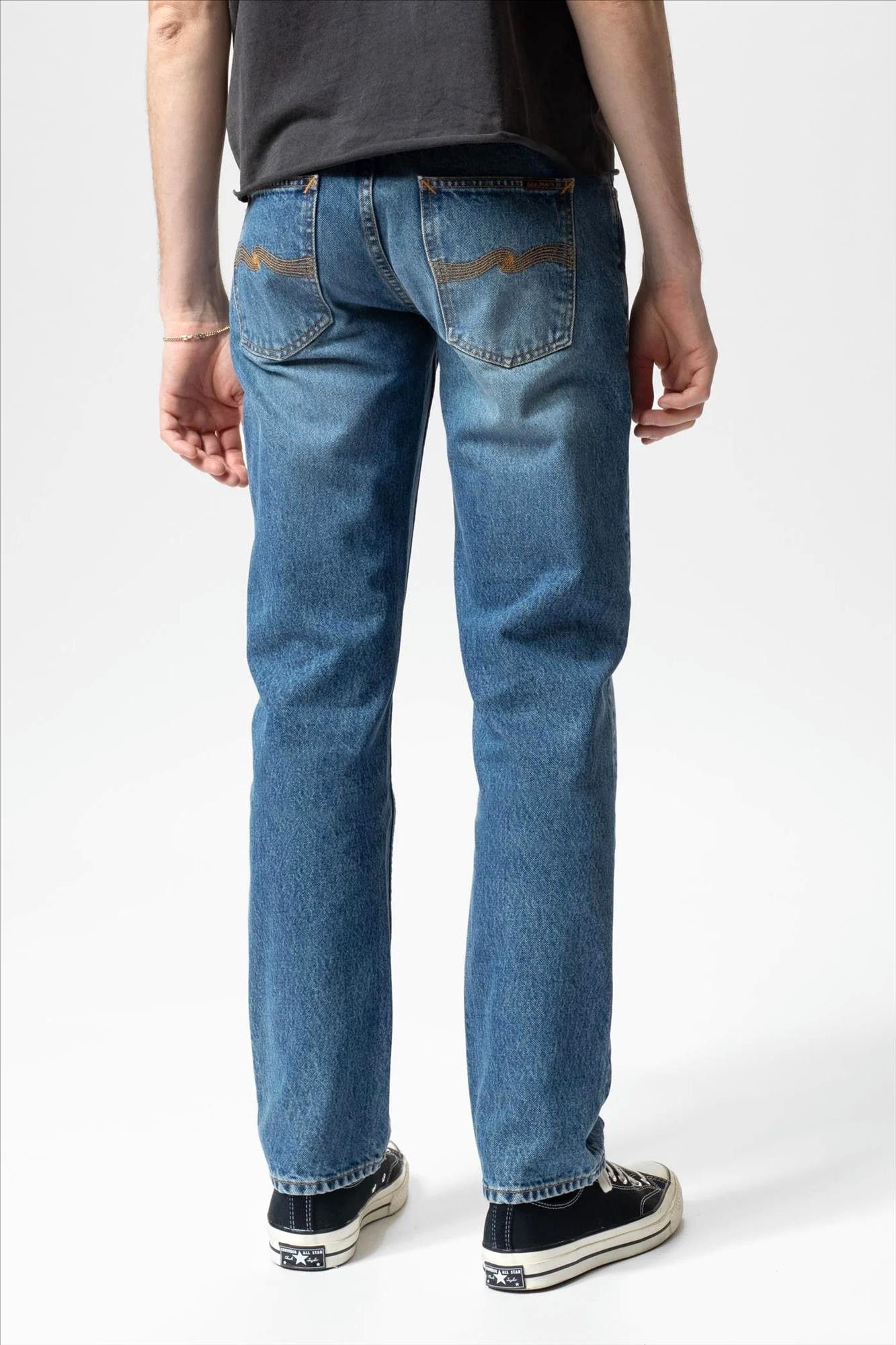 Nudie Jeans Co. - Daydream-blauwe Gritty Jackson jeans