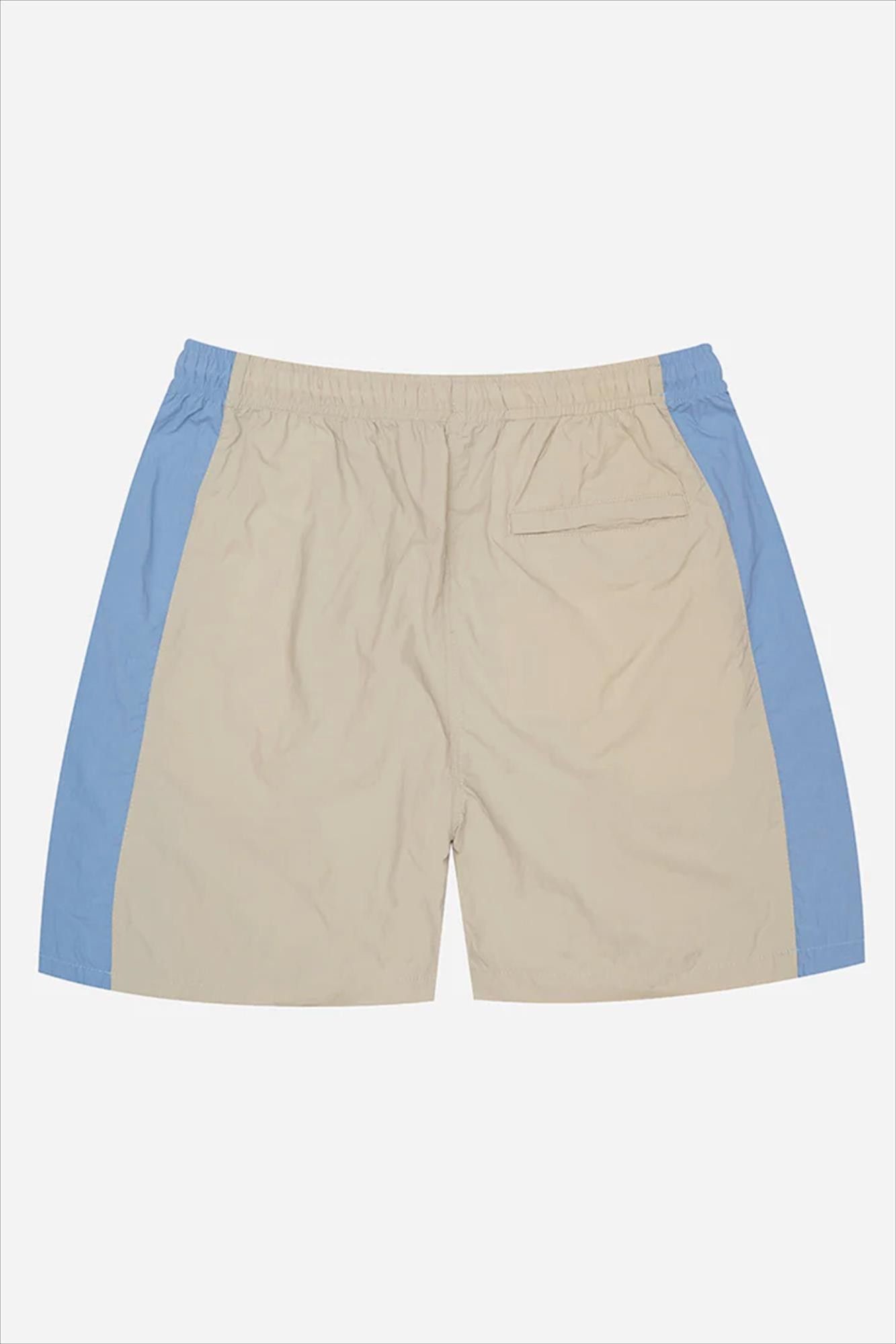 PARLEZ - Beige-Lichtblauwe Copa short