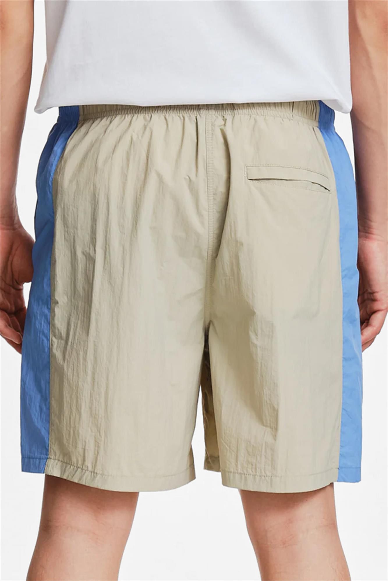 PARLEZ - Beige-Lichtblauwe Copa short