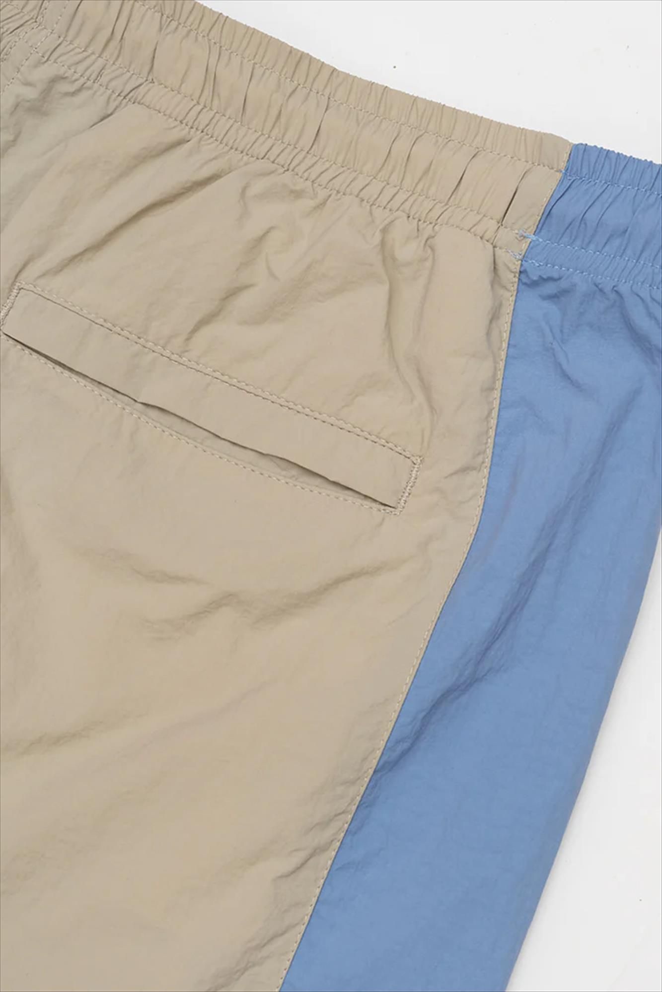 PARLEZ - Beige-Lichtblauwe Copa short
