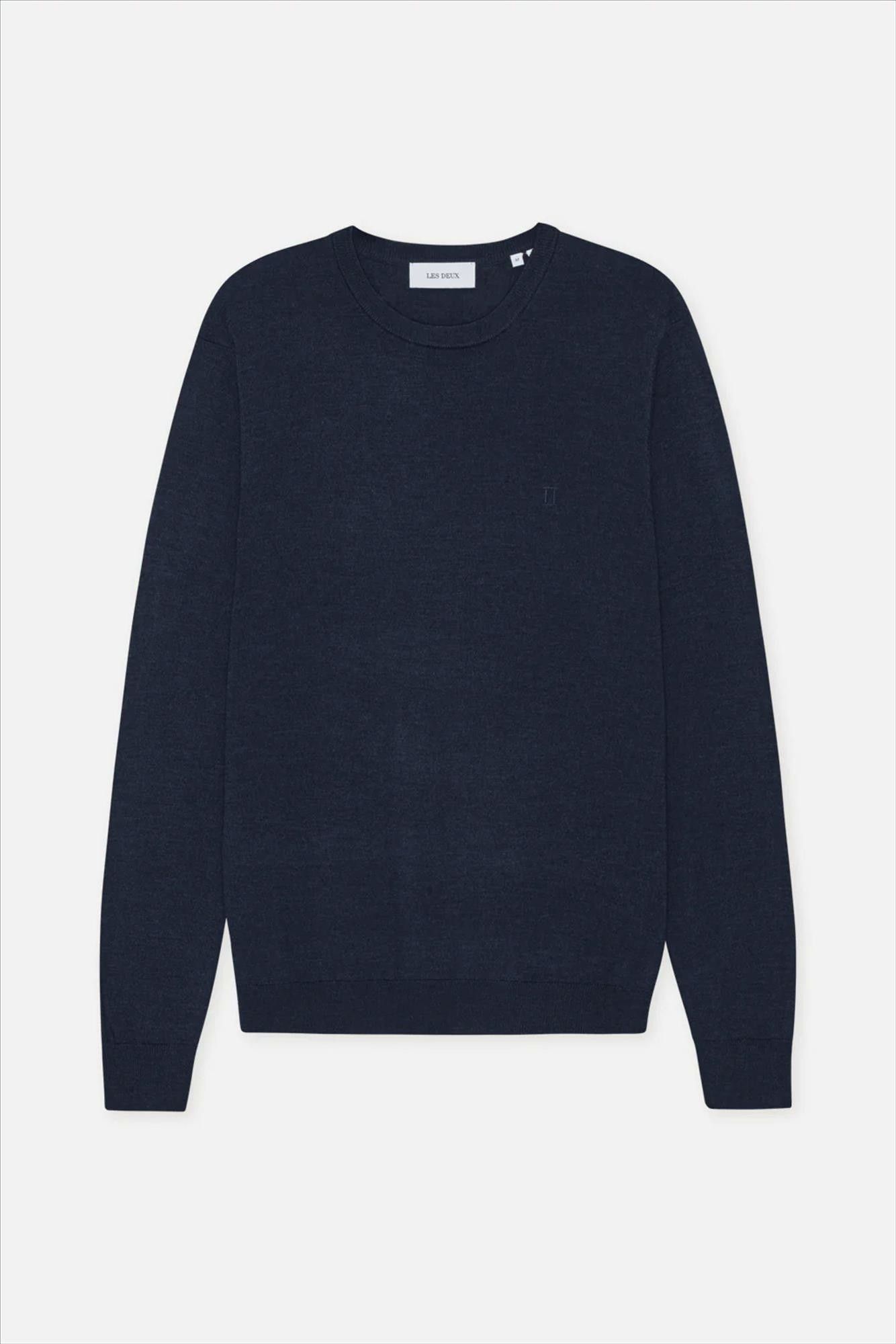 LES DEUX  - Donkerblauwe Greyson trui