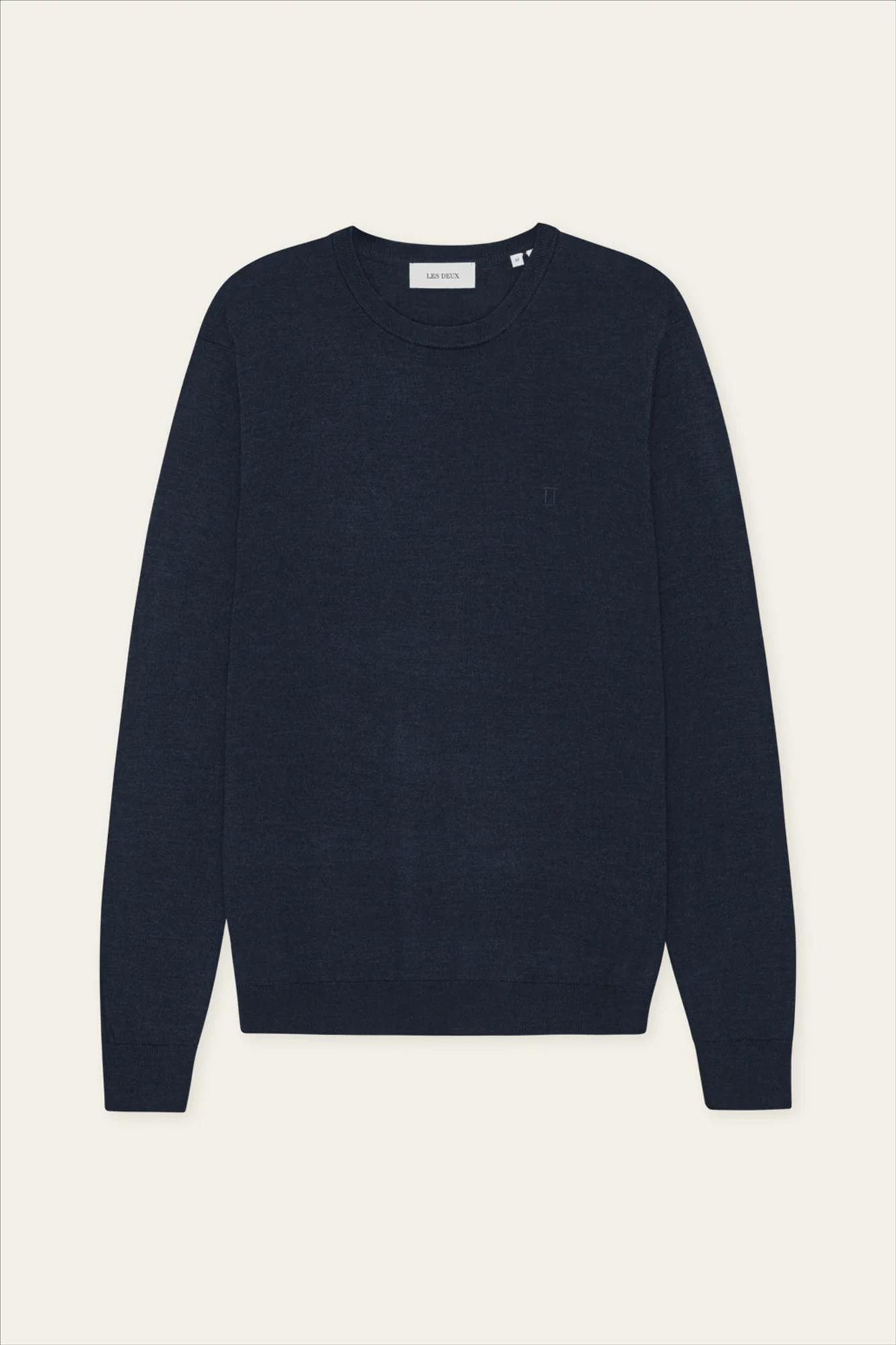 LES DEUX  - Donkerblauwe Greyson trui