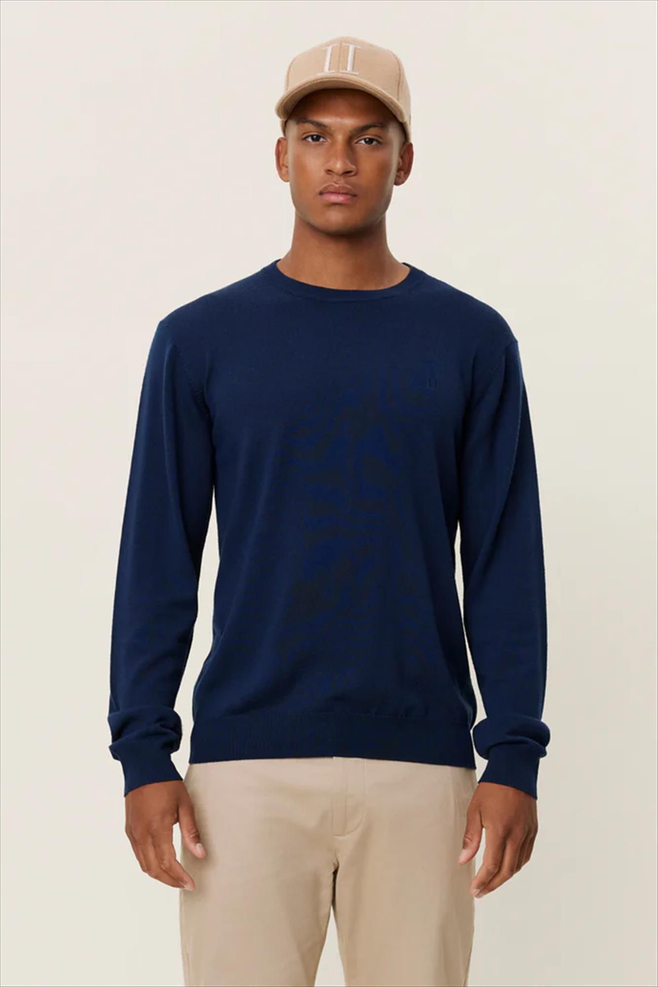 LES DEUX  - Donkerblauwe Greyson trui