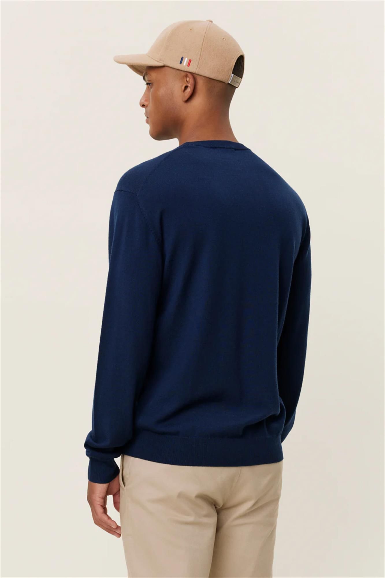 LES DEUX  - Donkerblauwe Greyson trui