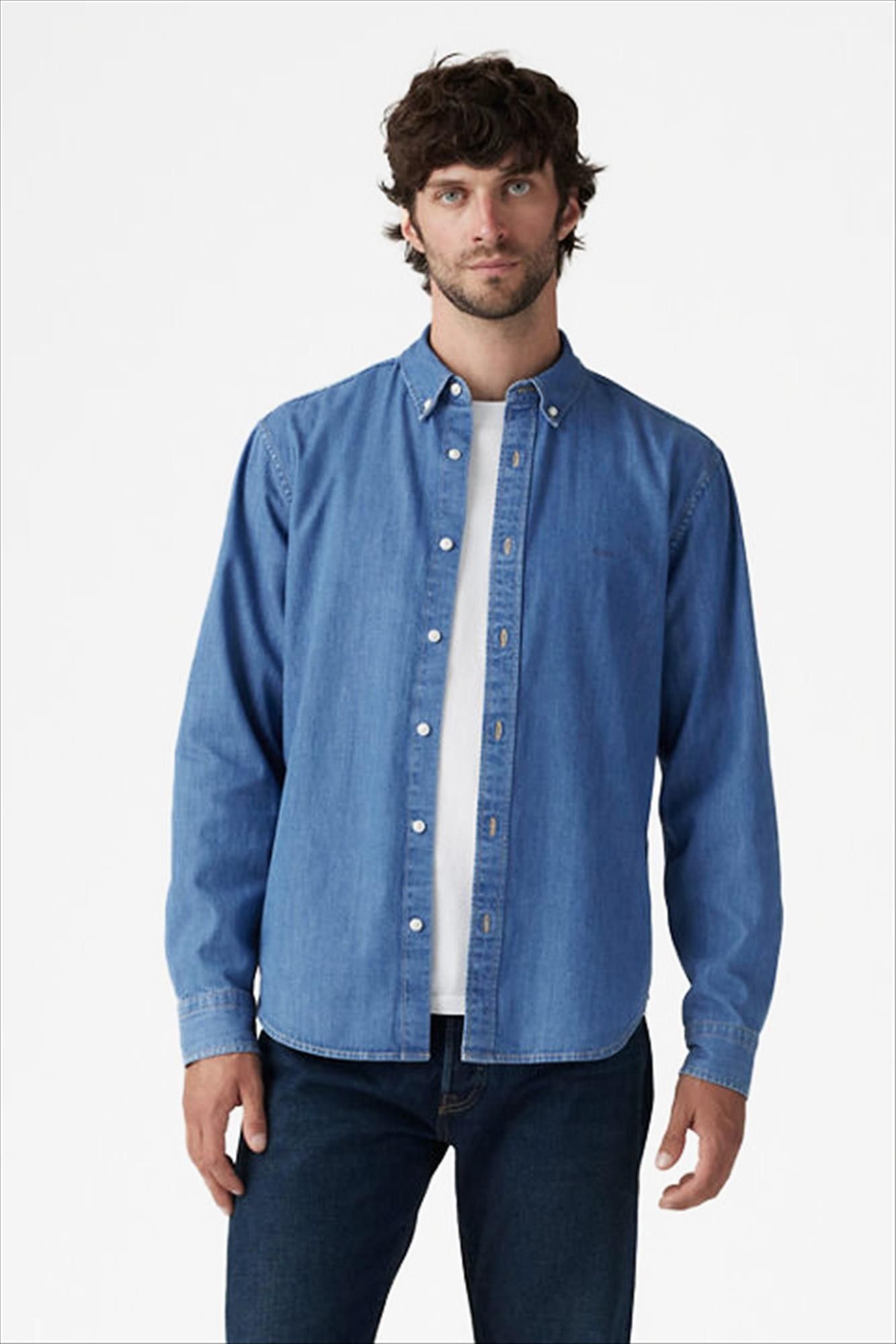 Levi's - Blauw Authentic jeanshemd
