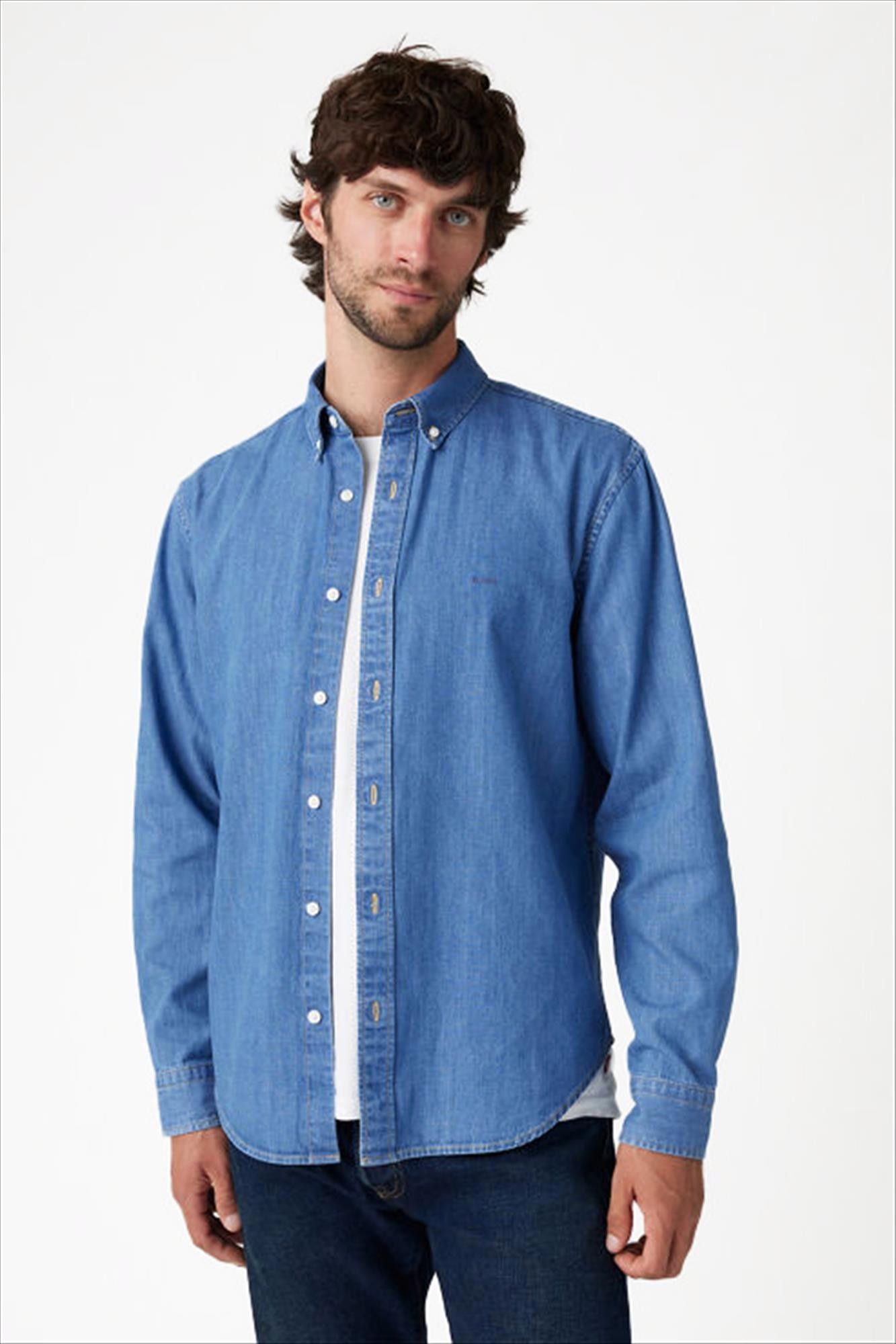 Levi's - Blauw Authentic jeanshemd