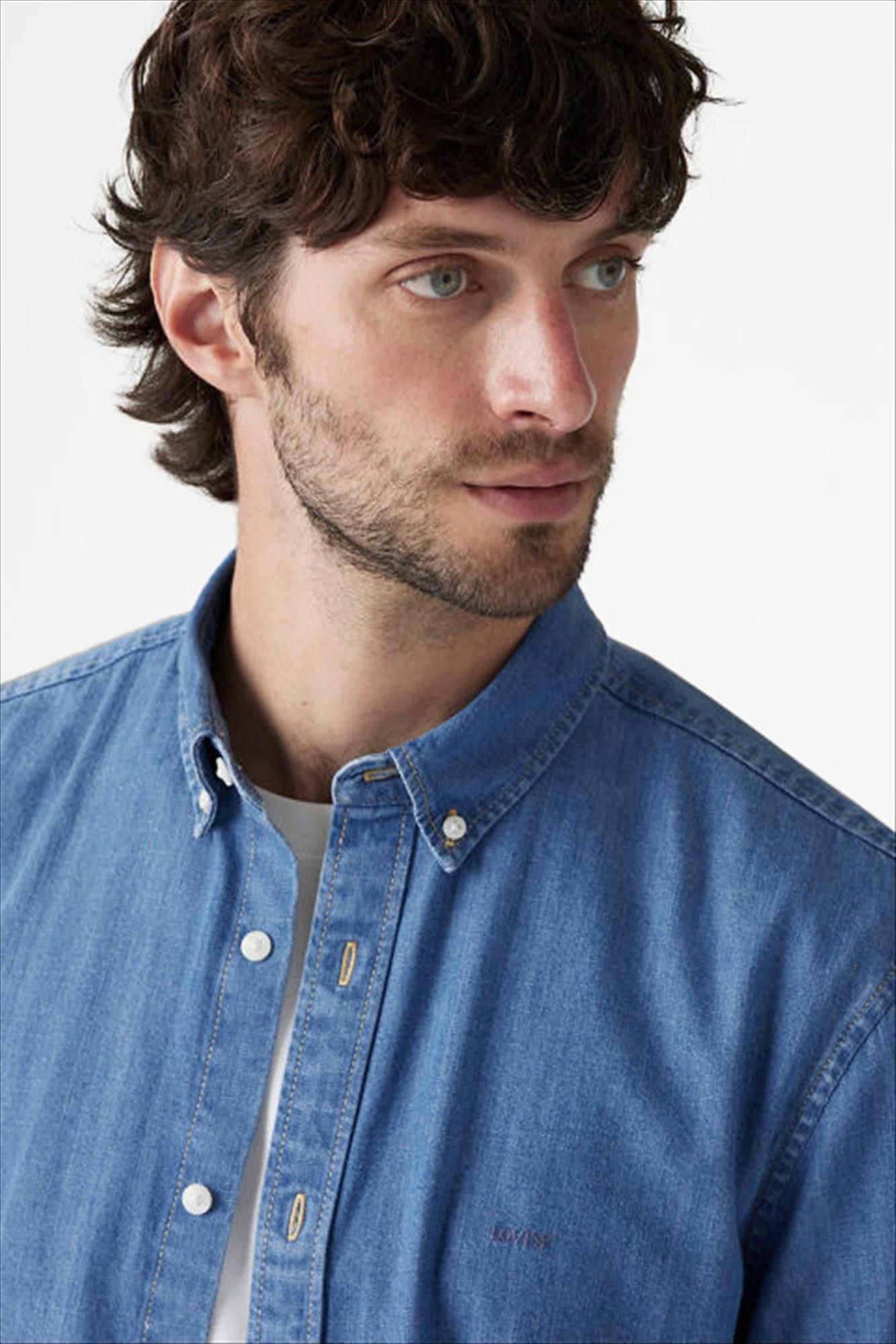 Levi's - Blauw Authentic jeanshemd