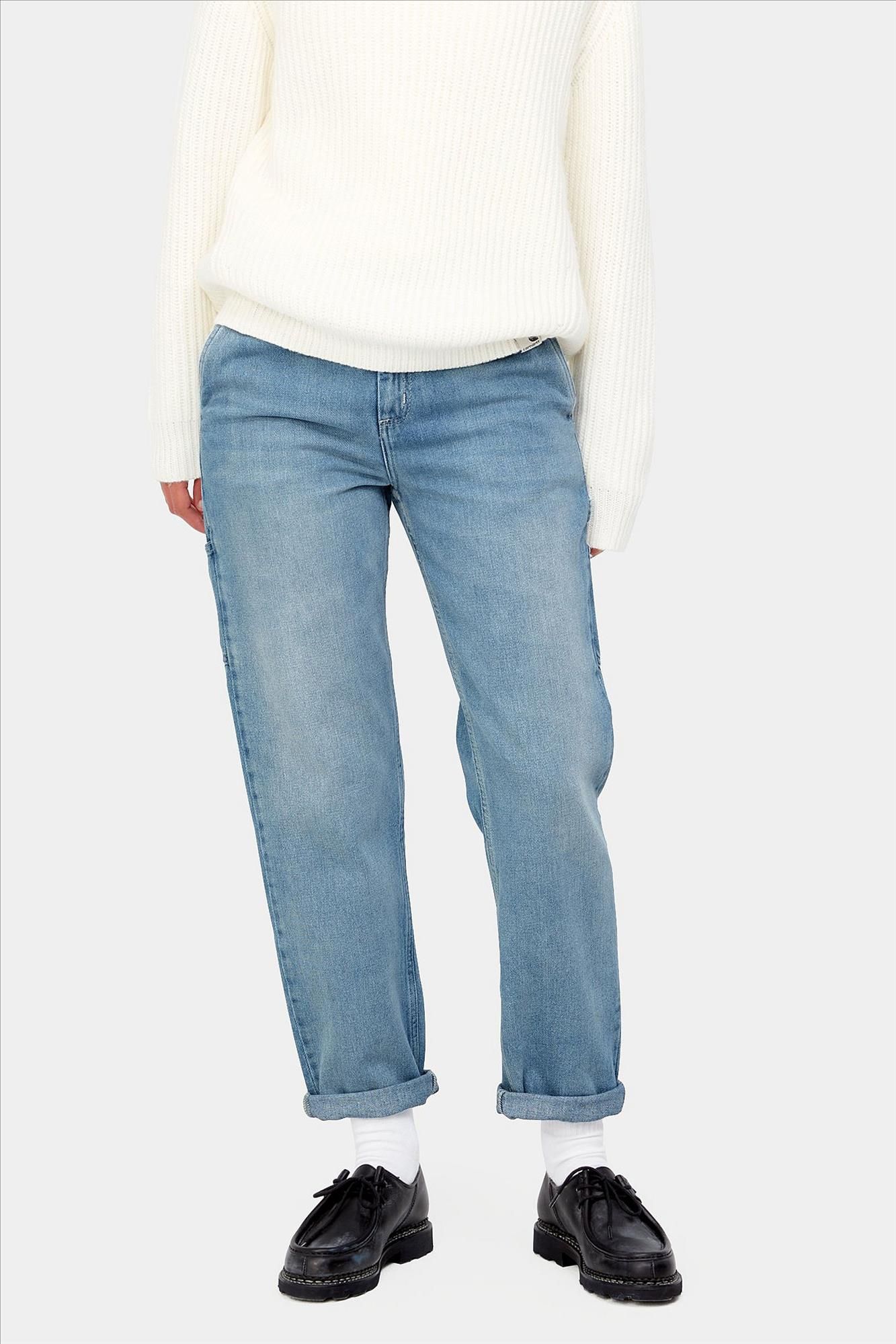 Carhartt WIP - Lichtblauwe Pierce boyfriend work jeans