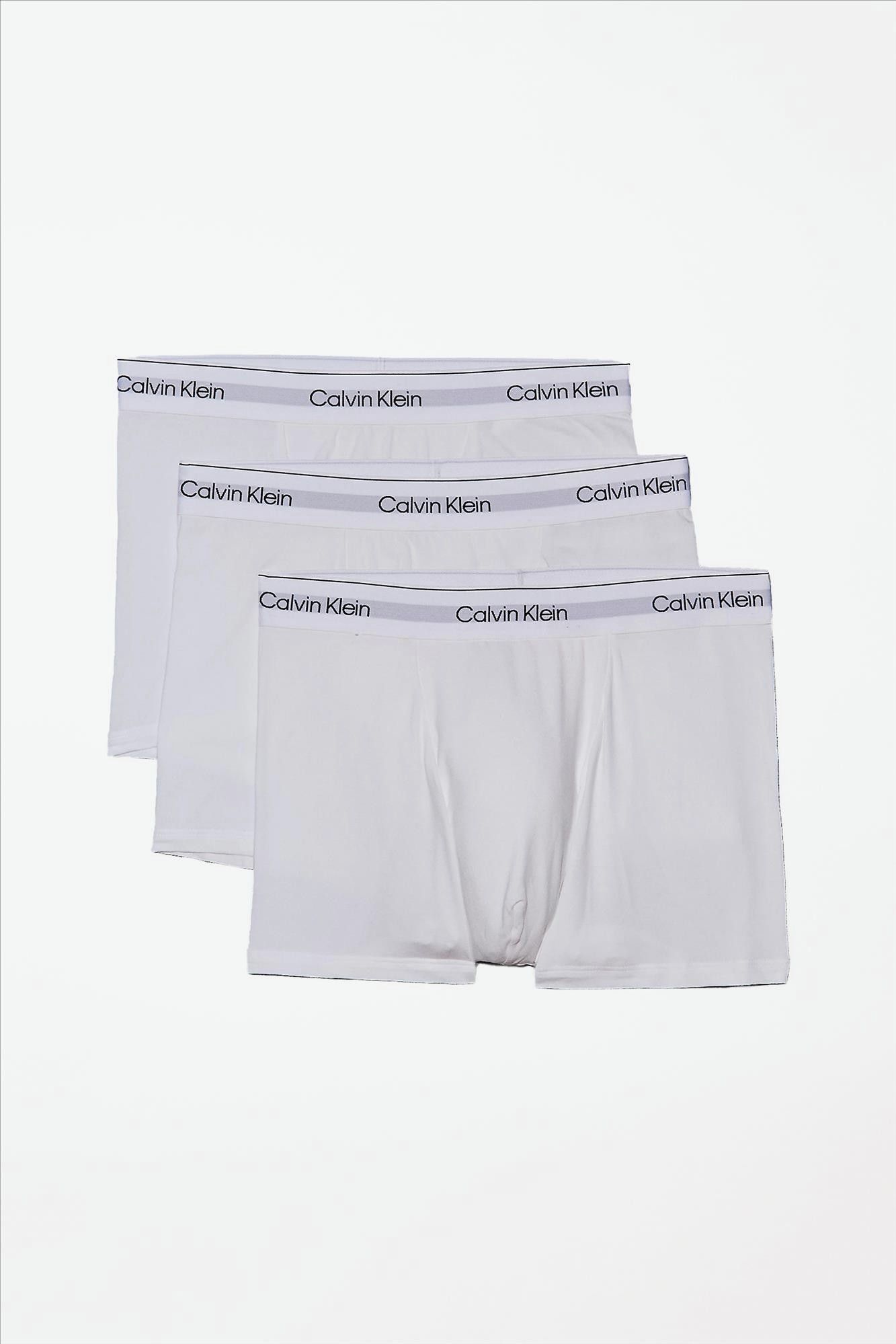 Calvin Klein Underwear - Witte 3-pack Cotton trunk boxershorts