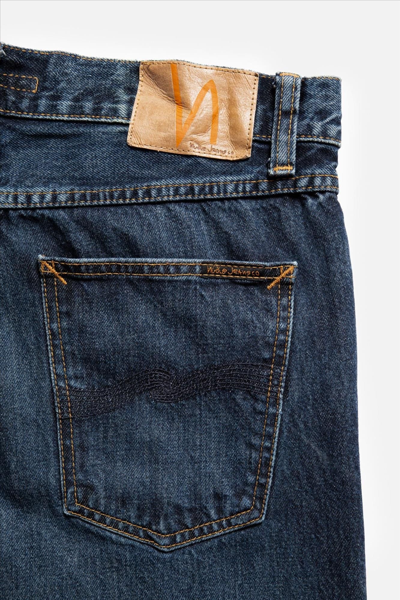 Nudie Jeans Co. - Donkerblauwe Steady Eddie jeans