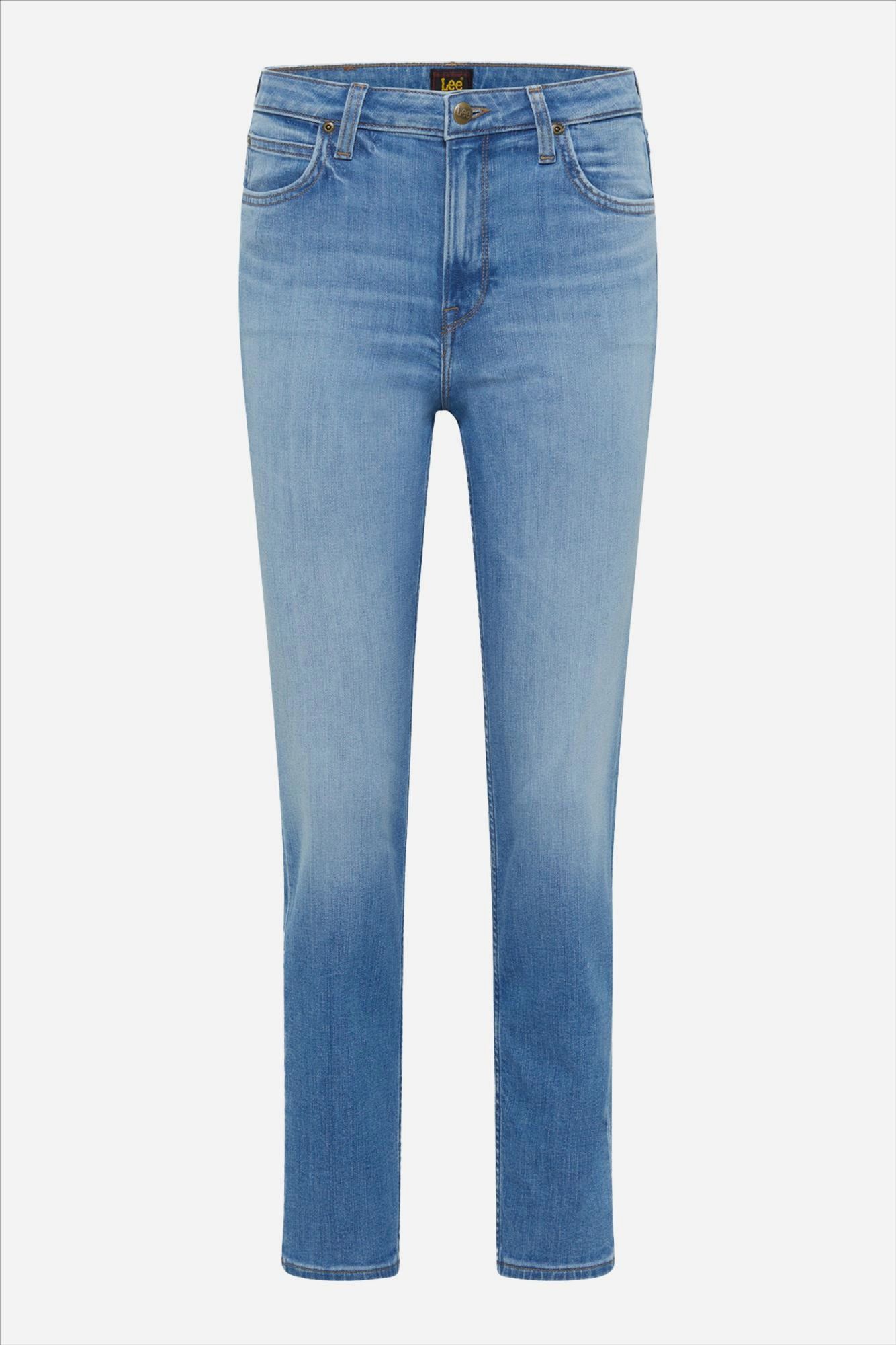 Lee - Middenblauwe Carol Straight jeans