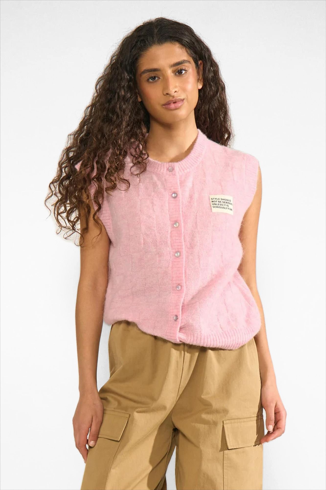 Nümph - Roze Riette cardigan