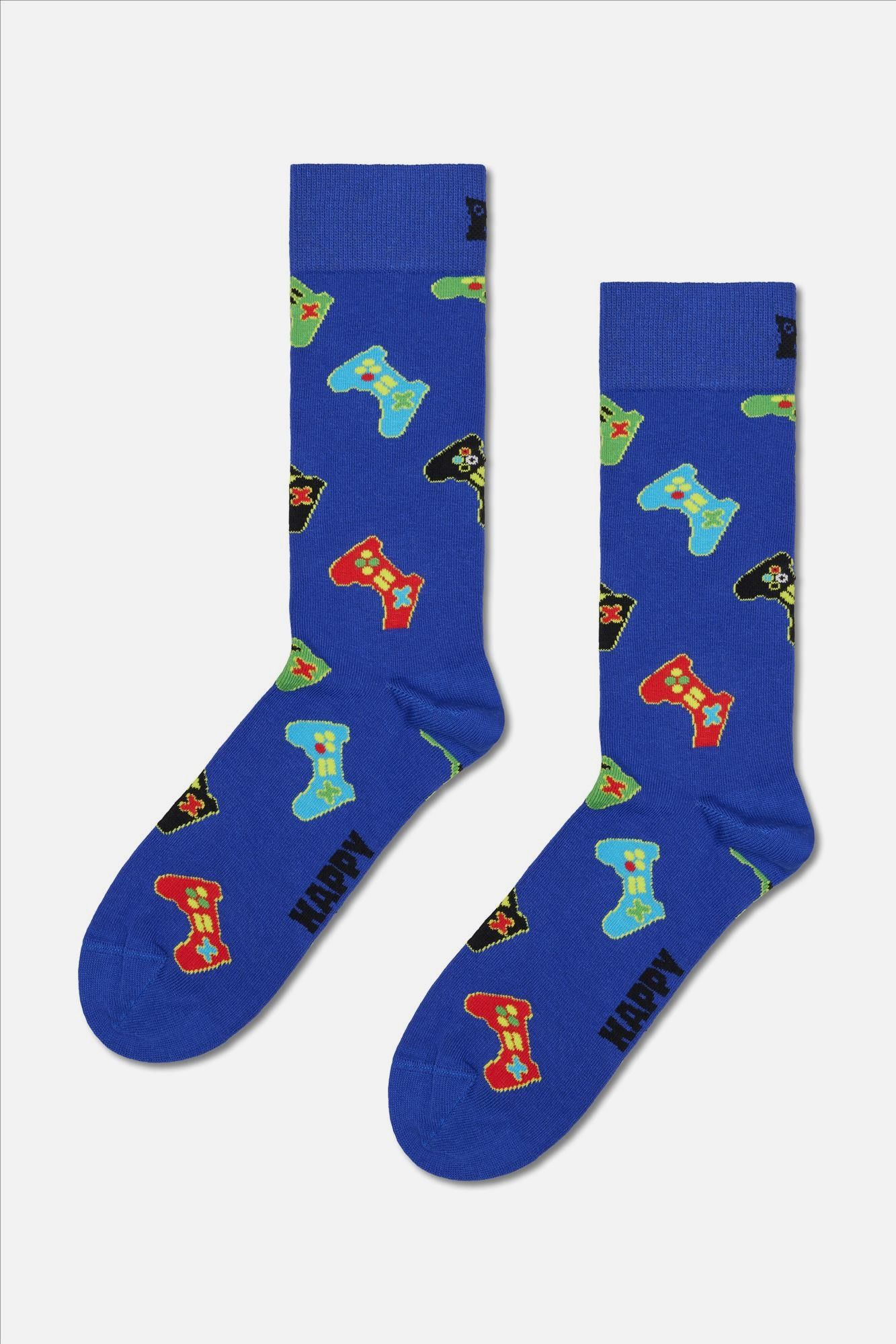 Happy Socks - Kobaltblauwe Controller sokken, maat: 41-46