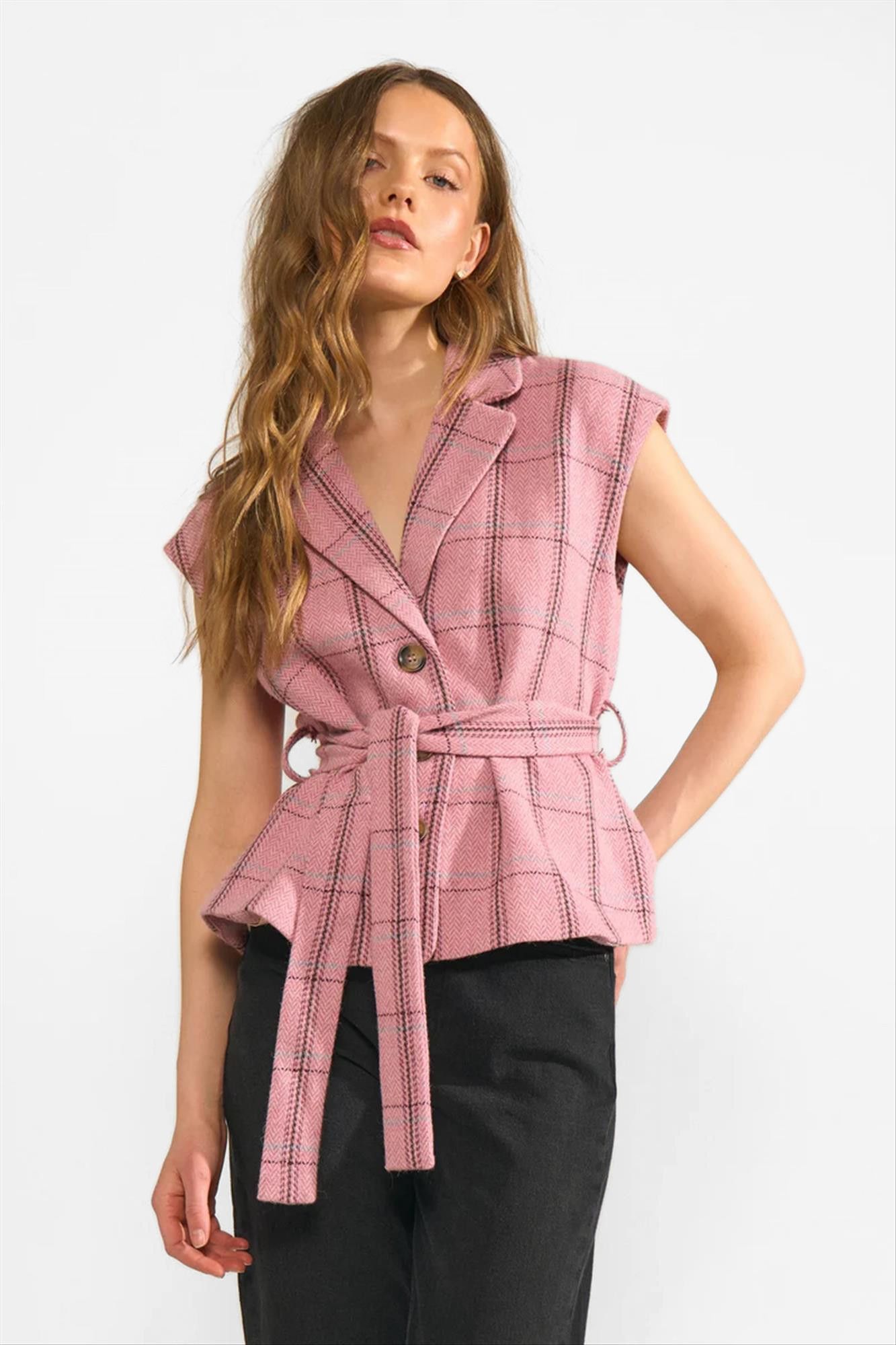 Nümph - Roze Kimmi vestje