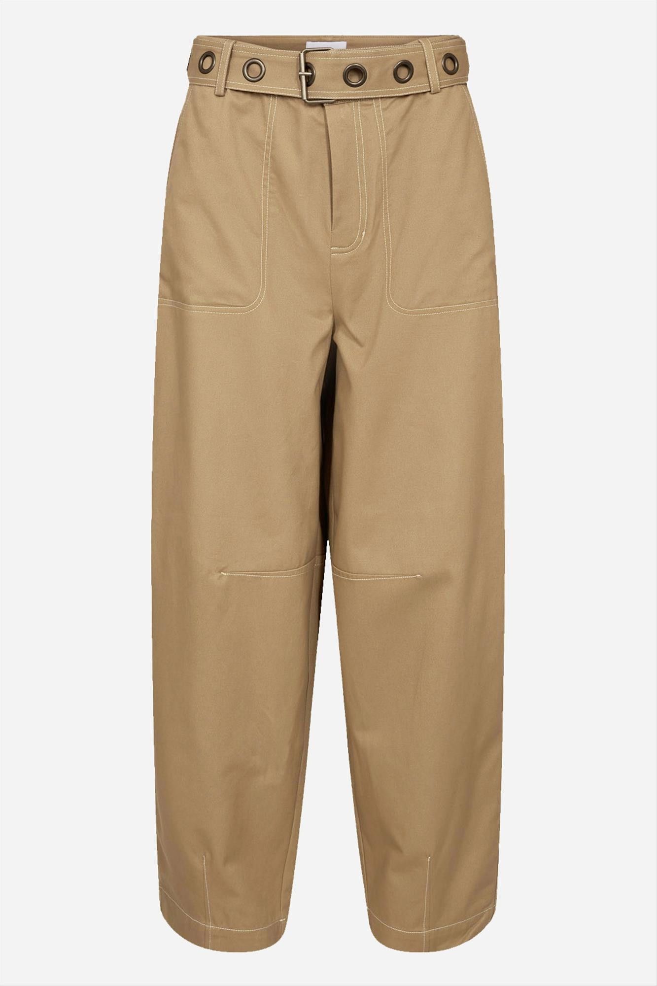 Nümph - Beige Hilme barrel broek
