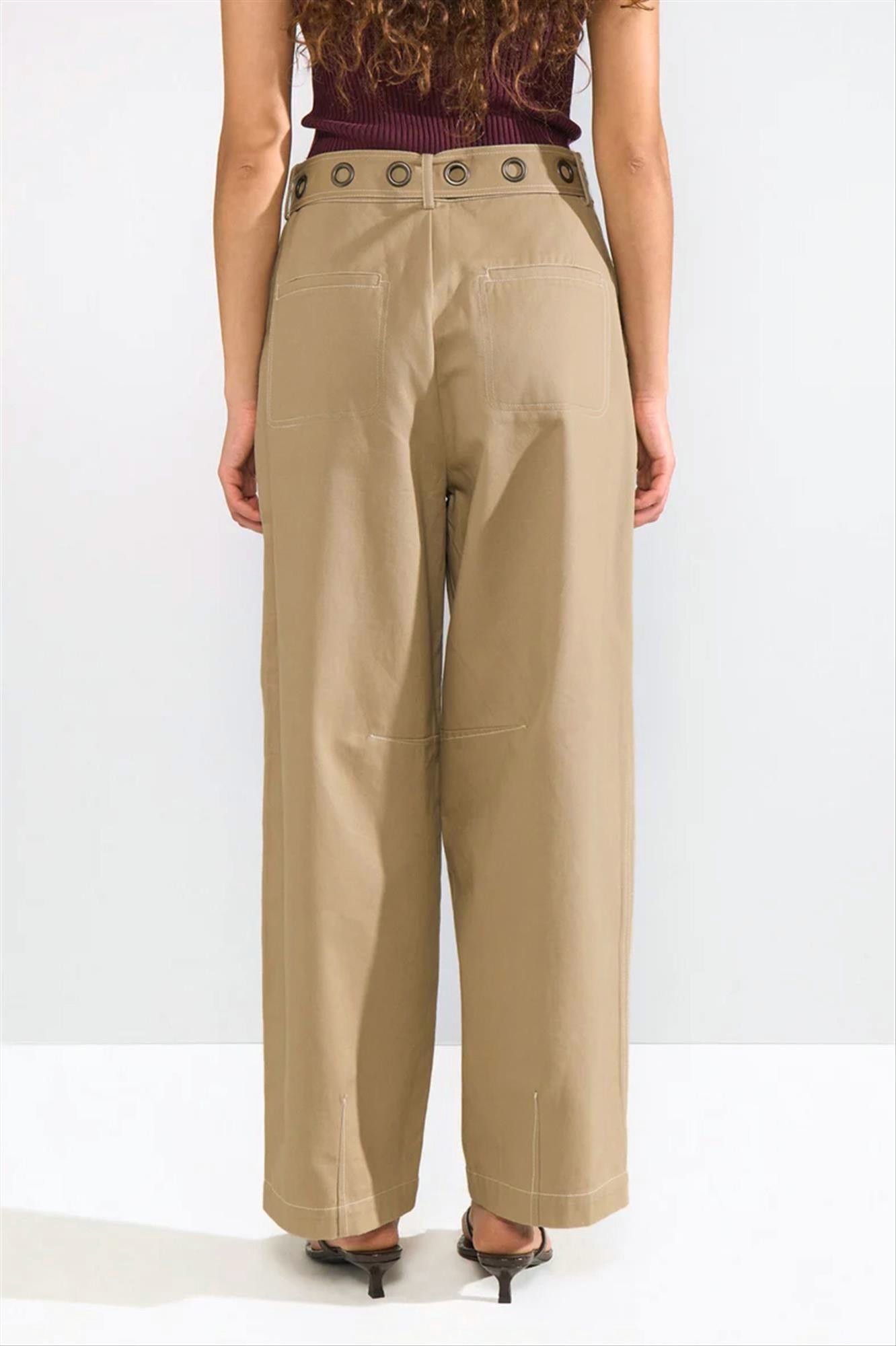 Nümph - Beige Hilme barrel broek