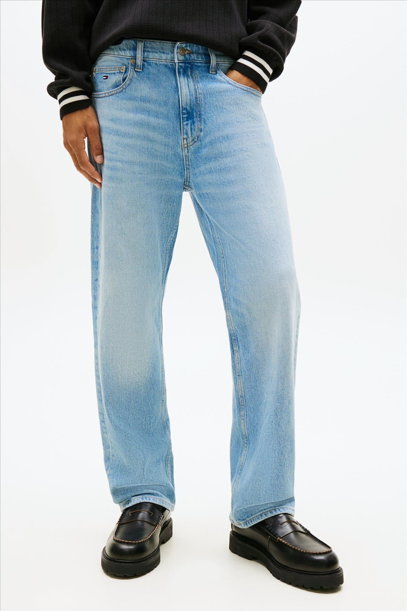 Tommy Jeans - Lichtblauwe Otis regular straight jeans