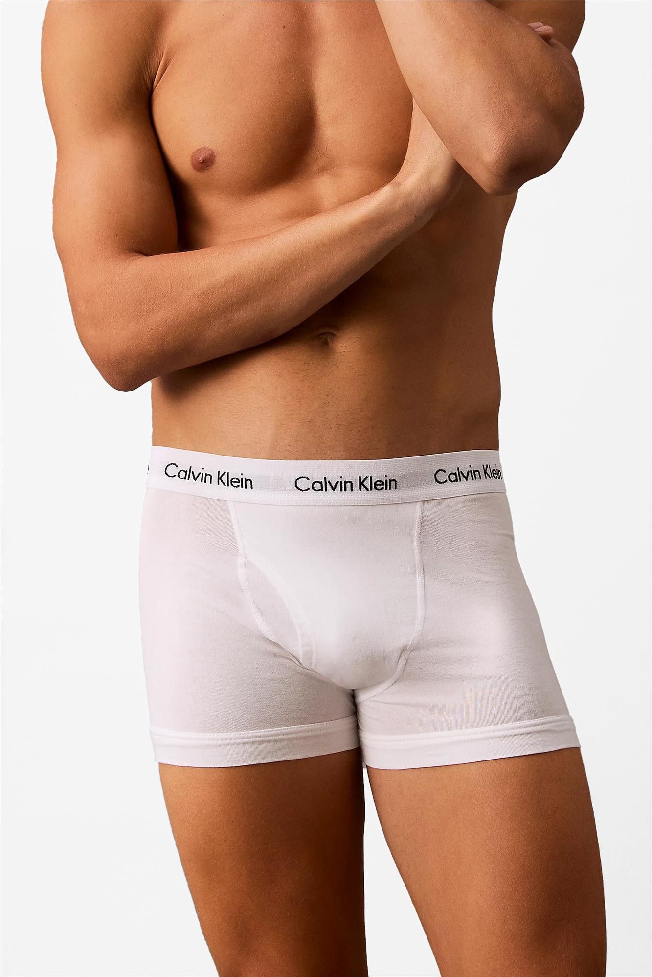 Calvin Klein Underwear - Zwart-Grijs-Witte 3-pack Cotton trunk boxershorts