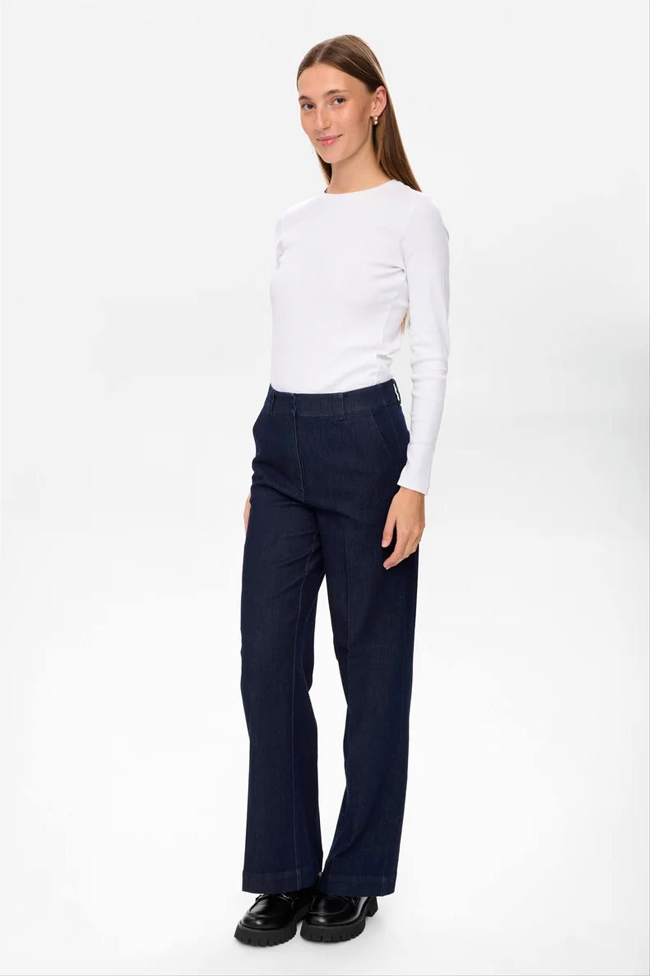 Nümph - Donkerblauwe Aletta broek